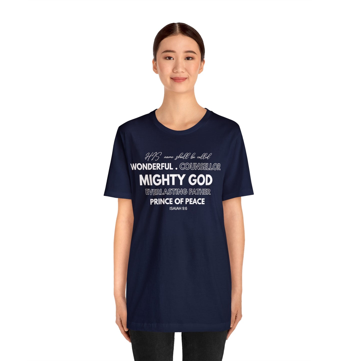 ISAIAH 9:6 Unisex Jersey Short Sleeve Tee