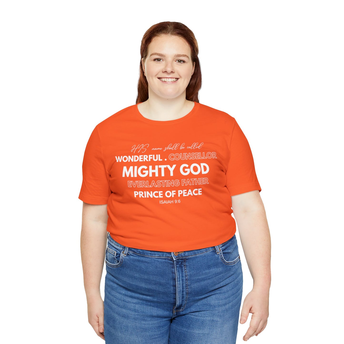 ISAIAH 9:6 Unisex Jersey Short Sleeve Tee