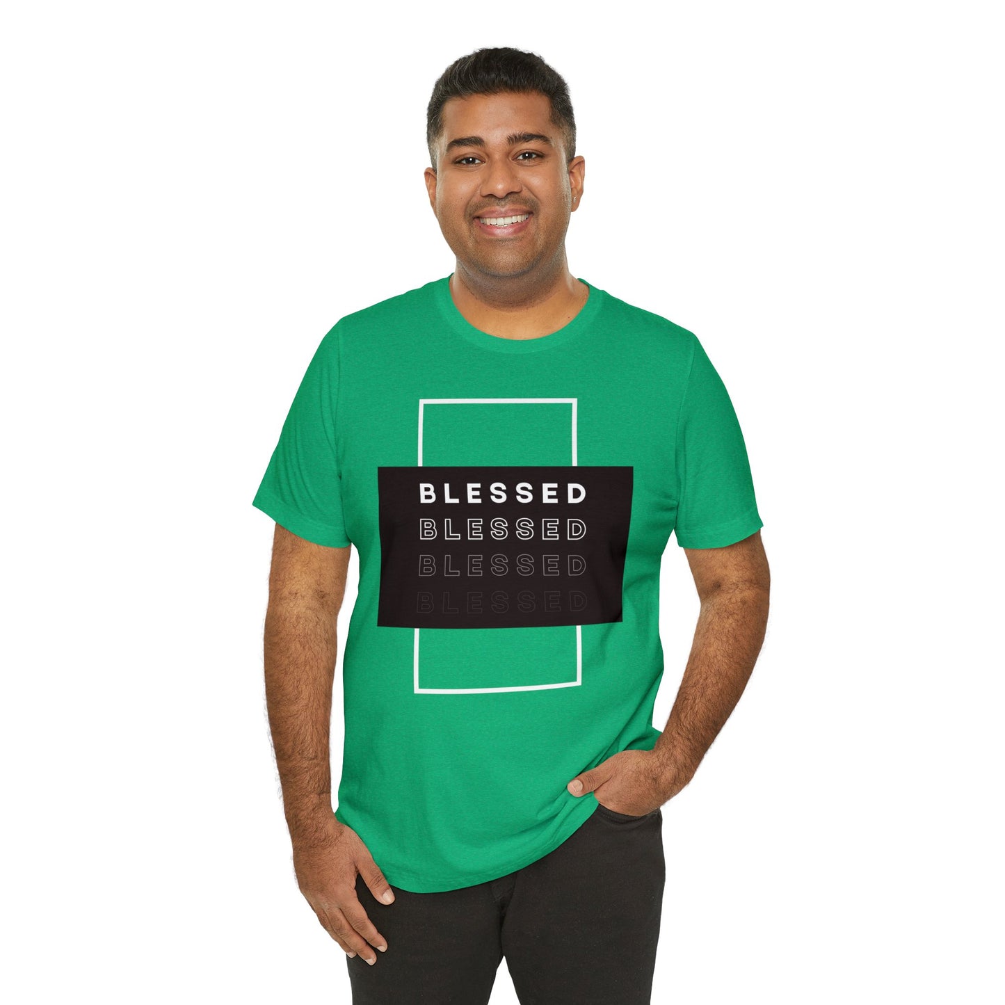 BLESSED Unisex Jersey Short Sleeve Tee