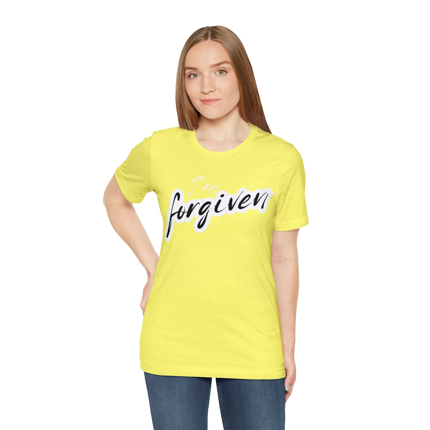 I'M FORGIVEN Unisex Jersey Short Sleeve Tee