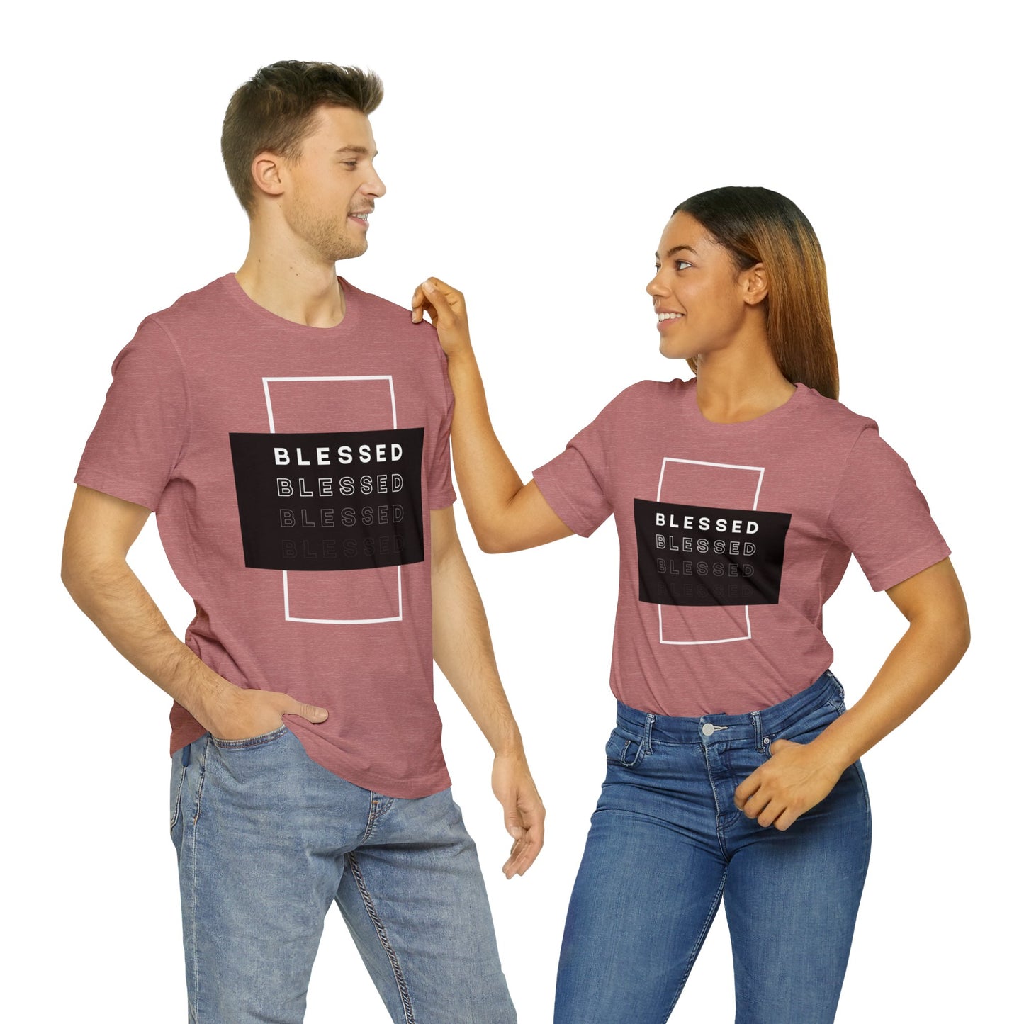 BLESSED Unisex Jersey Short Sleeve Tee