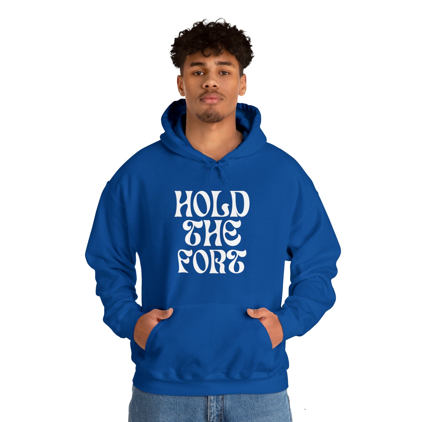HOLD THE FORT Unisex Heavy Blend™ Hooded Sweatshirt