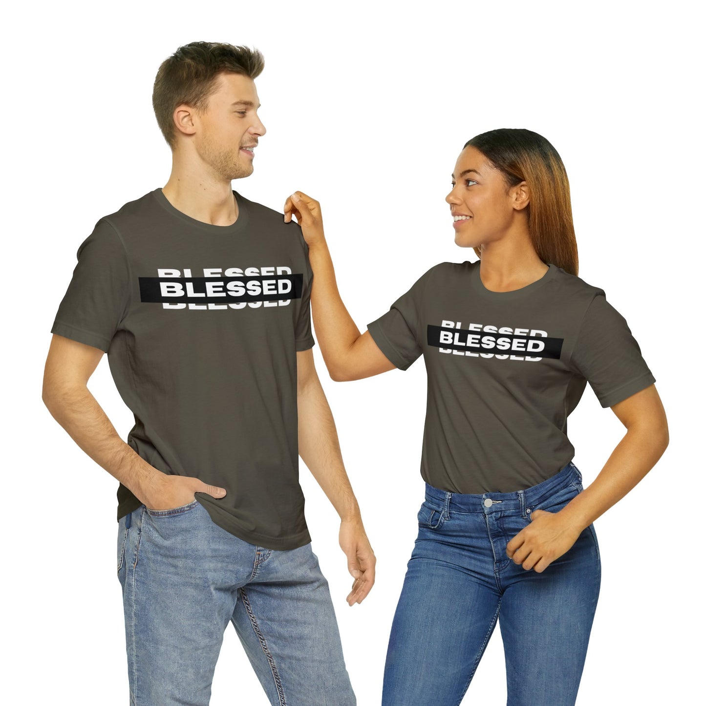 BLESSED Unisex Jersey Short Sleeve Tee