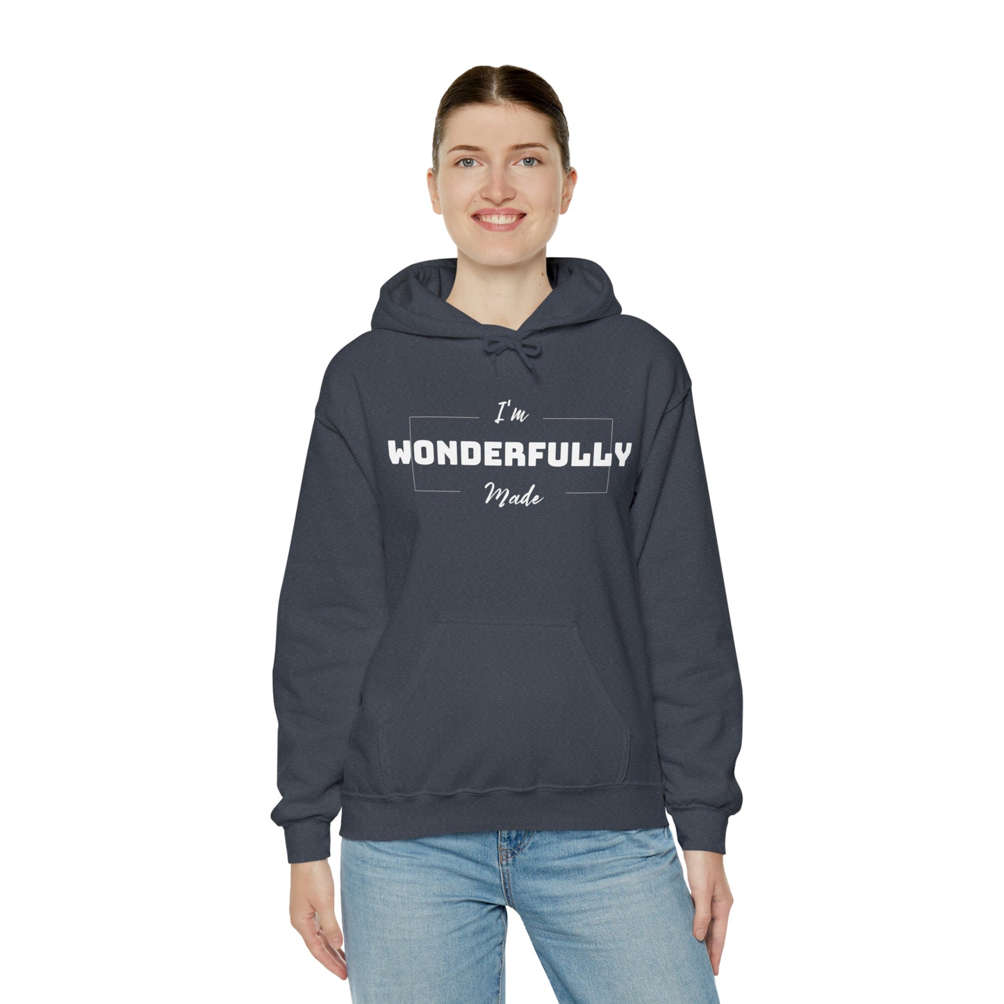 I'M WONDERFULLY MADE Unisex Heavy Blend™ Hooded Sweatshirt