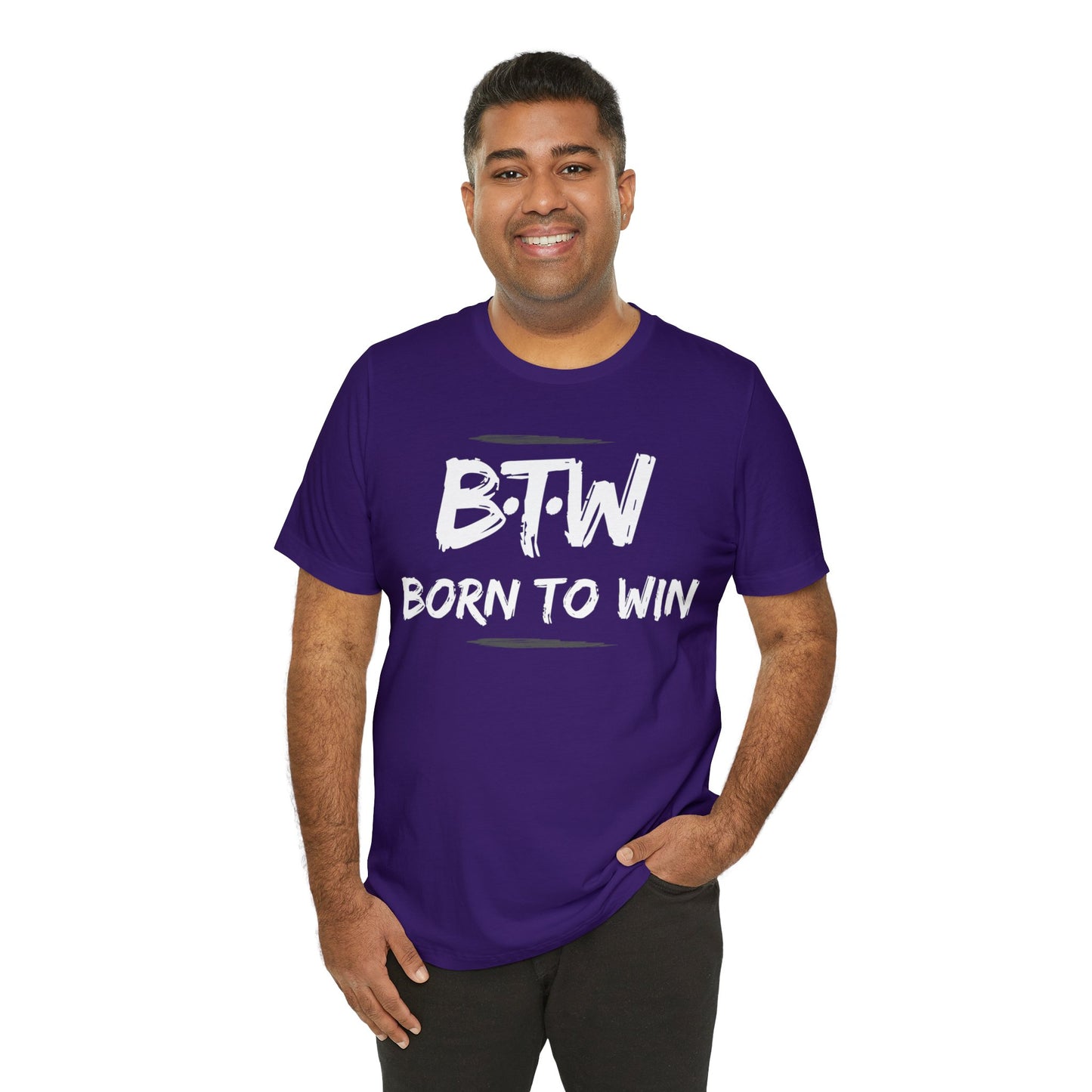 BORN TO WIN Unisex Jersey Short Sleeve Tee