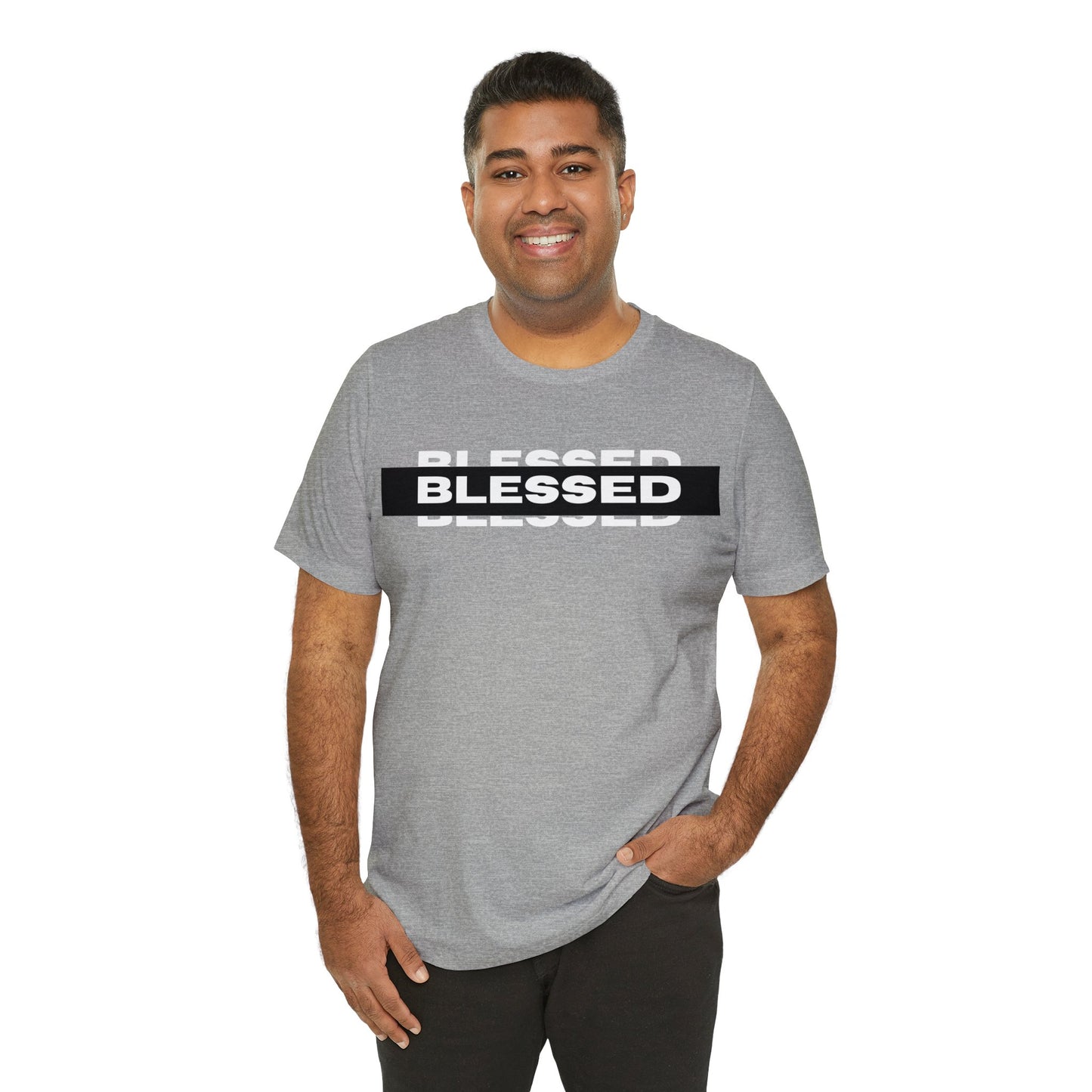 BLESSED Unisex Jersey Short Sleeve Tee