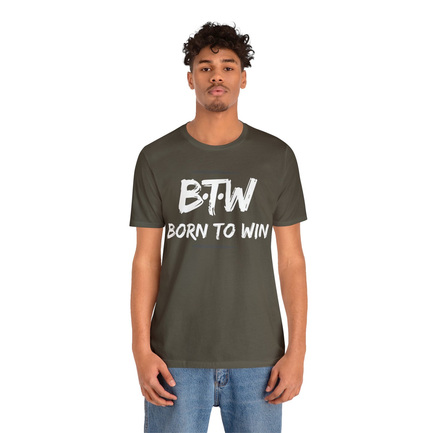 BORN TO WIN Unisex Jersey Short Sleeve Tee