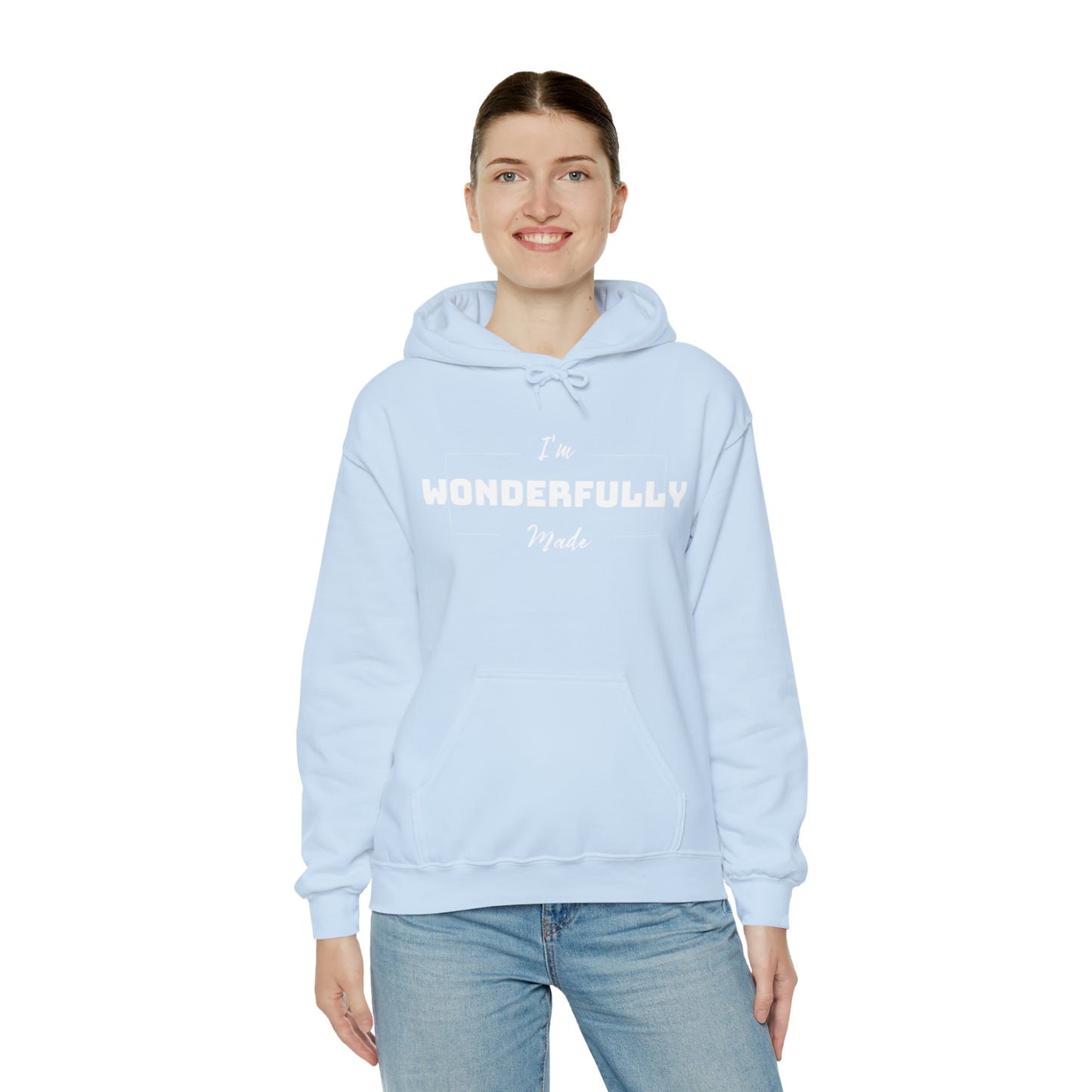 I'M WONDERFULLY MADE Unisex Heavy Blend™ Hooded Sweatshirt