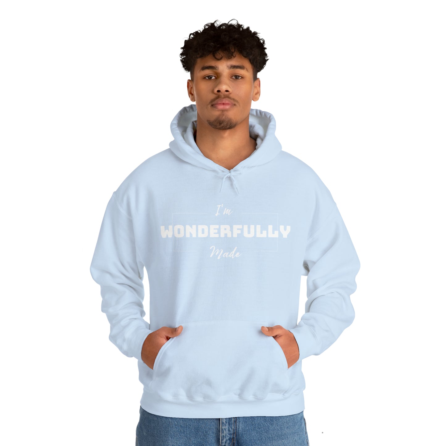 I'M WONDERFULLY MADE Unisex Heavy Blend™ Hooded Sweatshirt