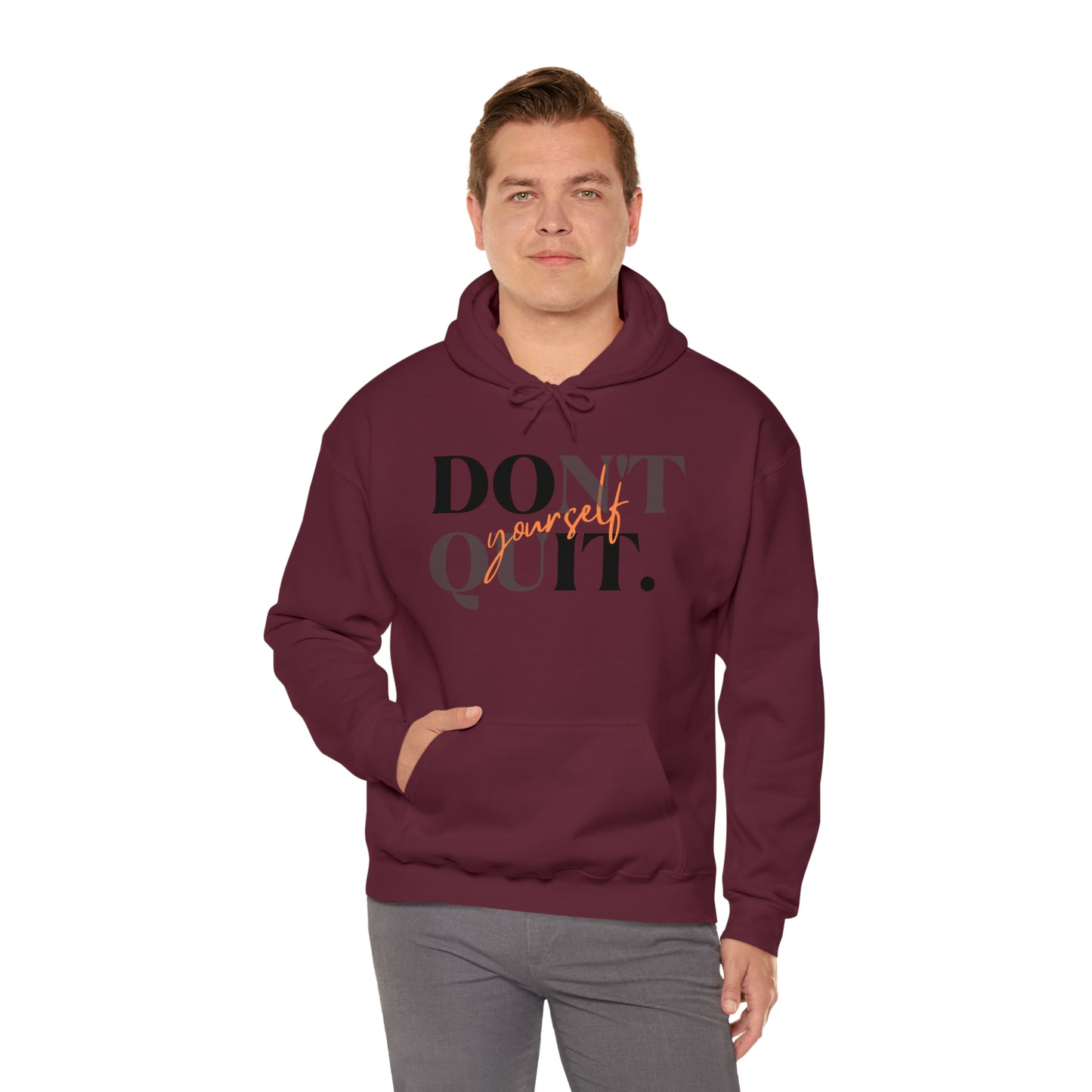 DON'T QUIT Unisex Heavy Blend™ Hooded Sweatshirt