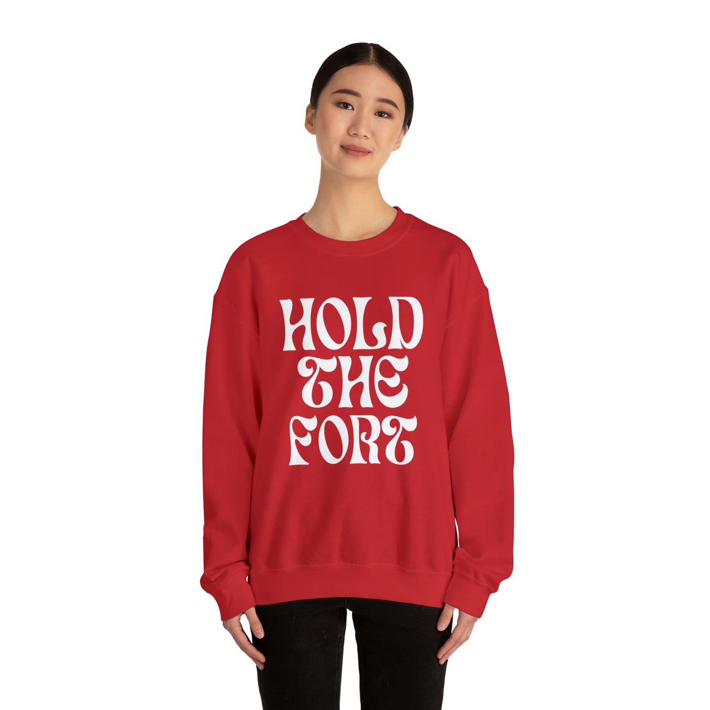 HOLD THE FORT Unisex Heavy Blend™ Crewneck Sweatshirt
