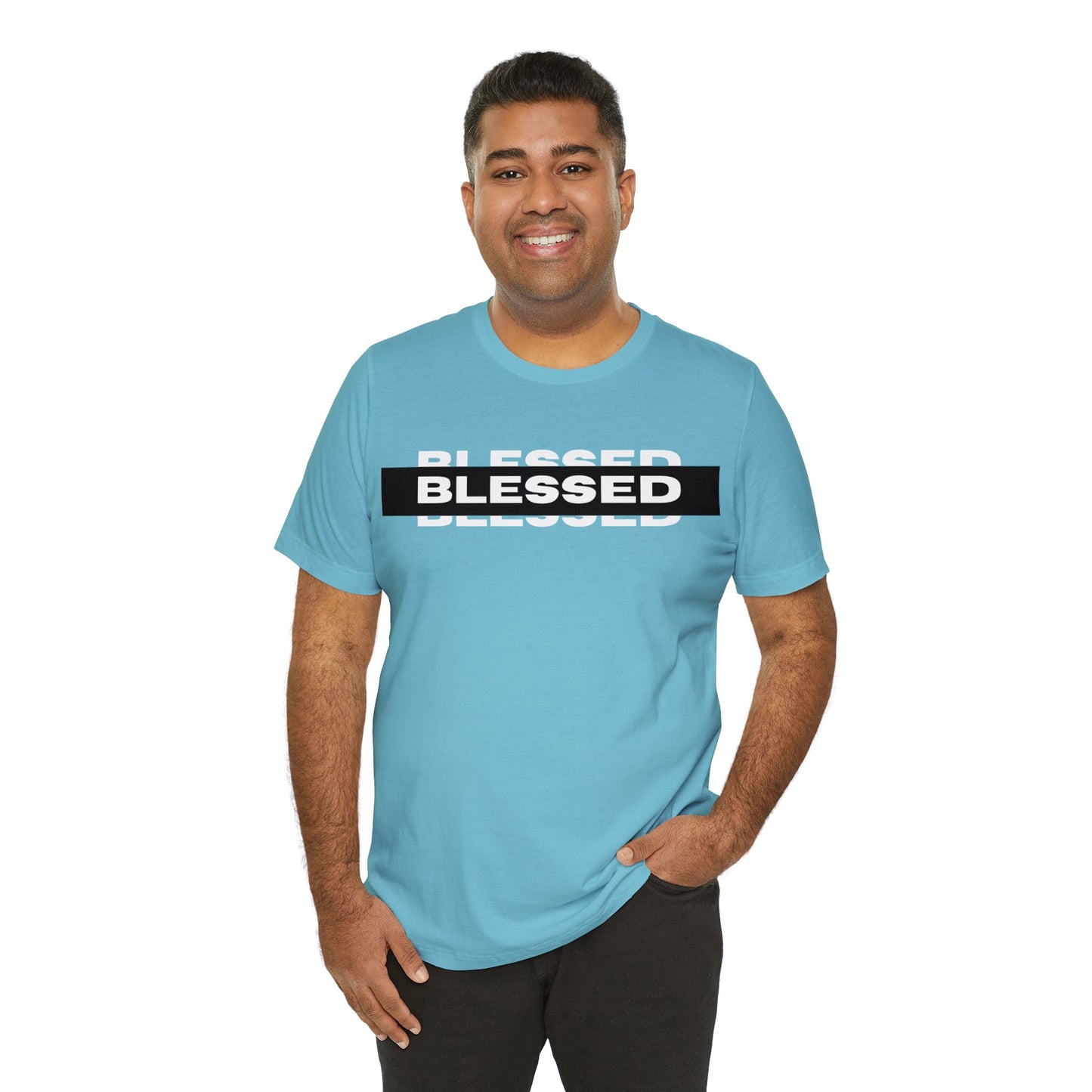 BLESSED Unisex Jersey Short Sleeve Tee