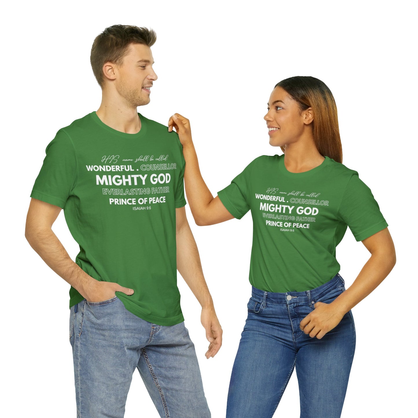 ISAIAH 9:6 Unisex Jersey Short Sleeve Tee