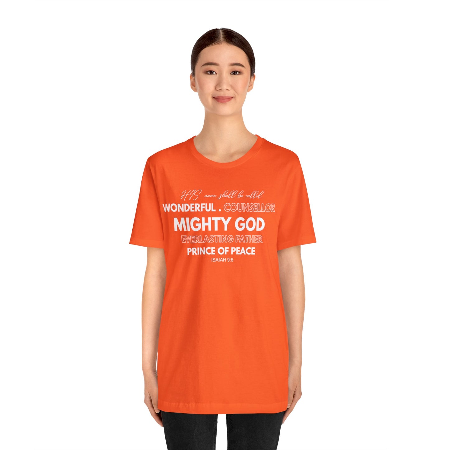 ISAIAH 9:6 Unisex Jersey Short Sleeve Tee