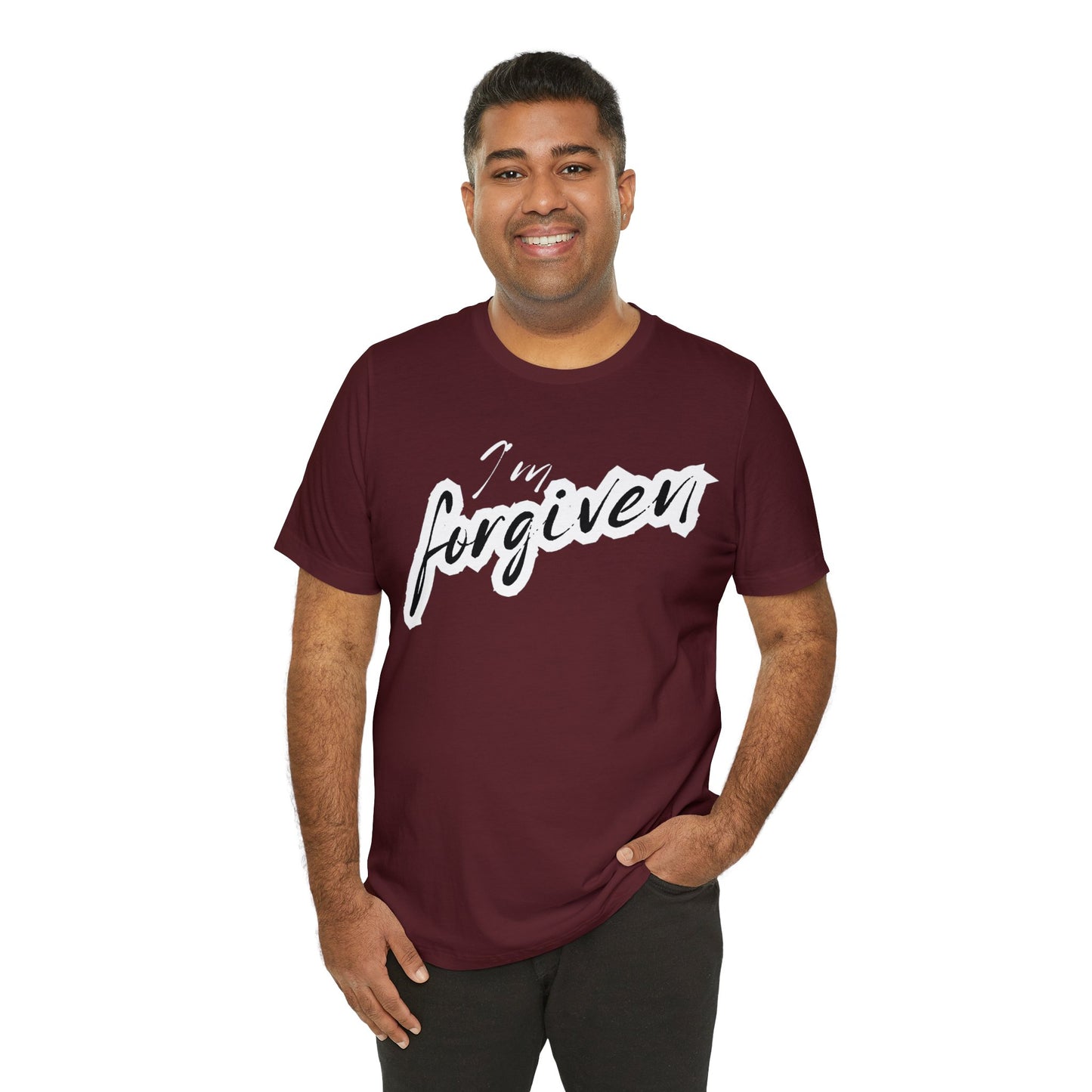 I'M FORGIVEN Unisex Jersey Short Sleeve Tee