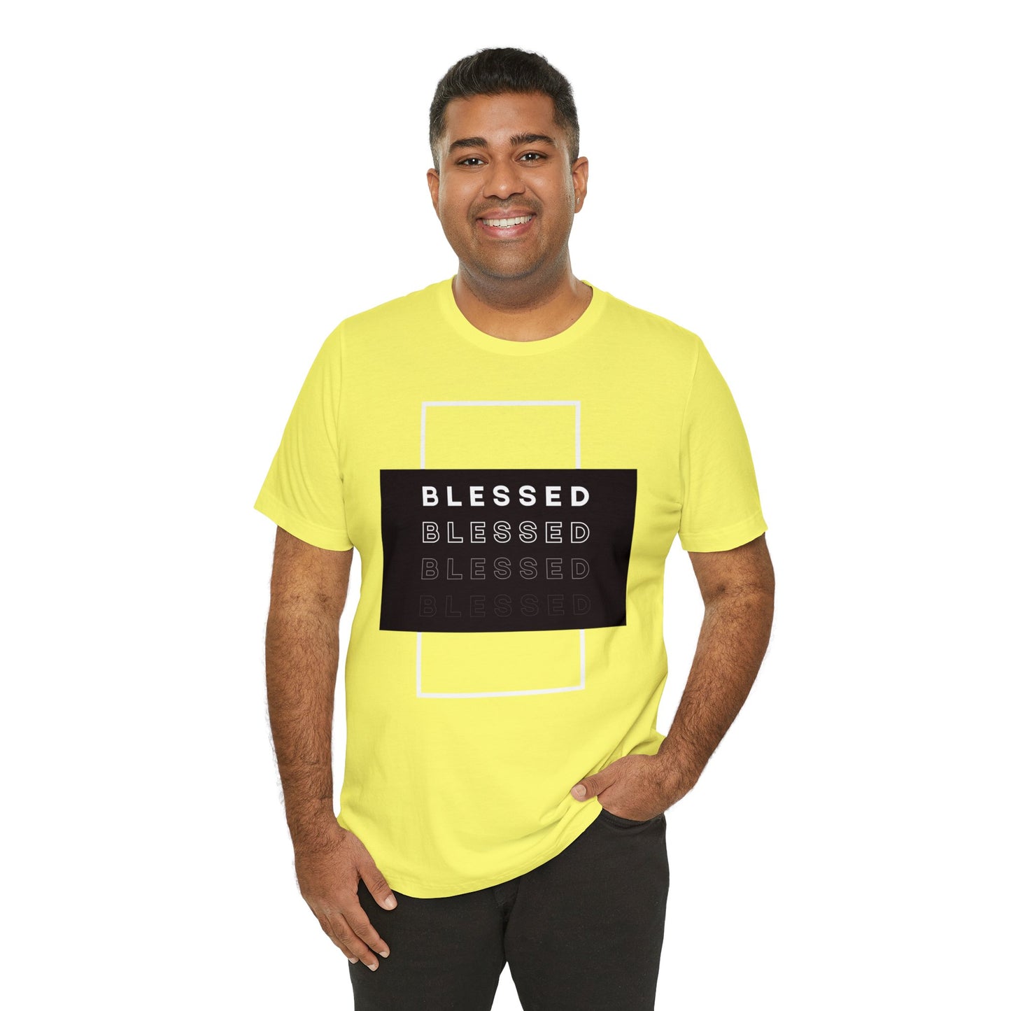 BLESSED Unisex Jersey Short Sleeve Tee