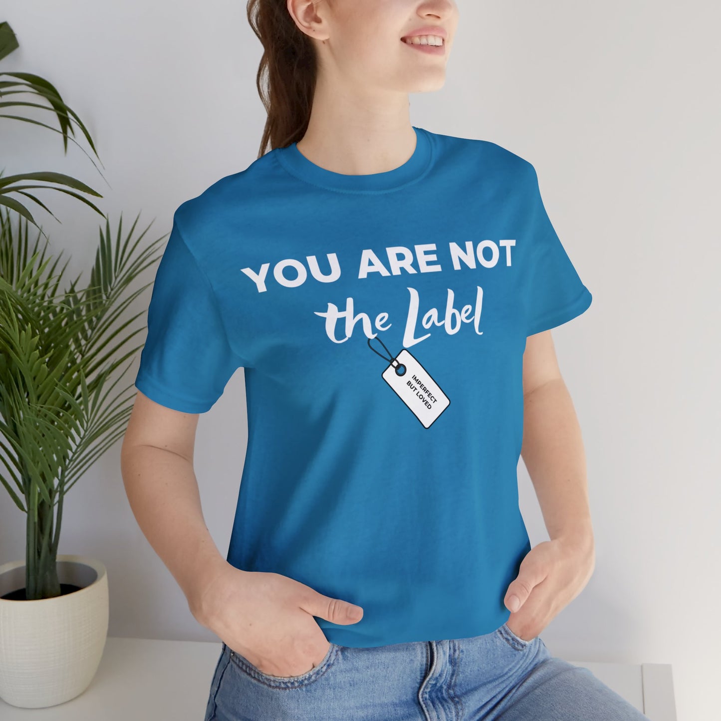 YOU ARE NOT THE LABEL Unisex Jersey Short Sleeve Tee
