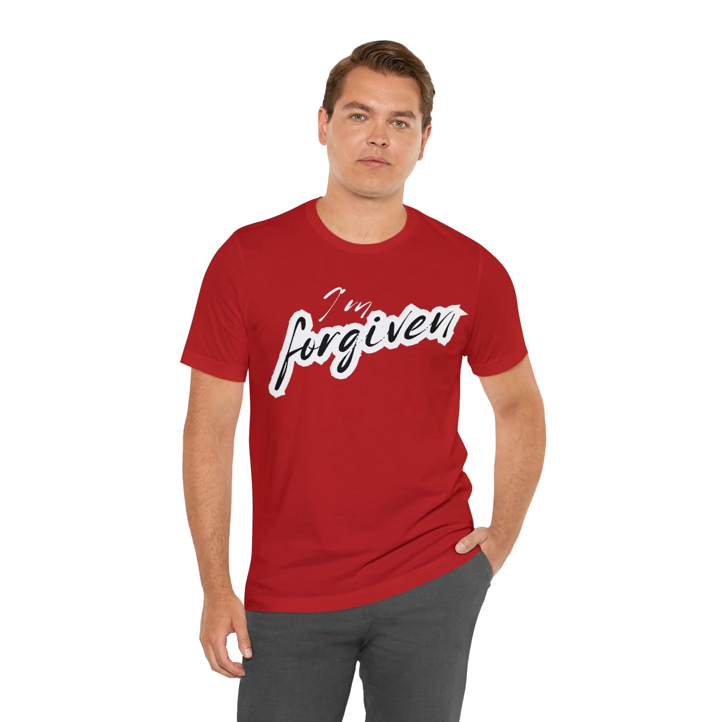 I'M FORGIVEN Unisex Jersey Short Sleeve Tee