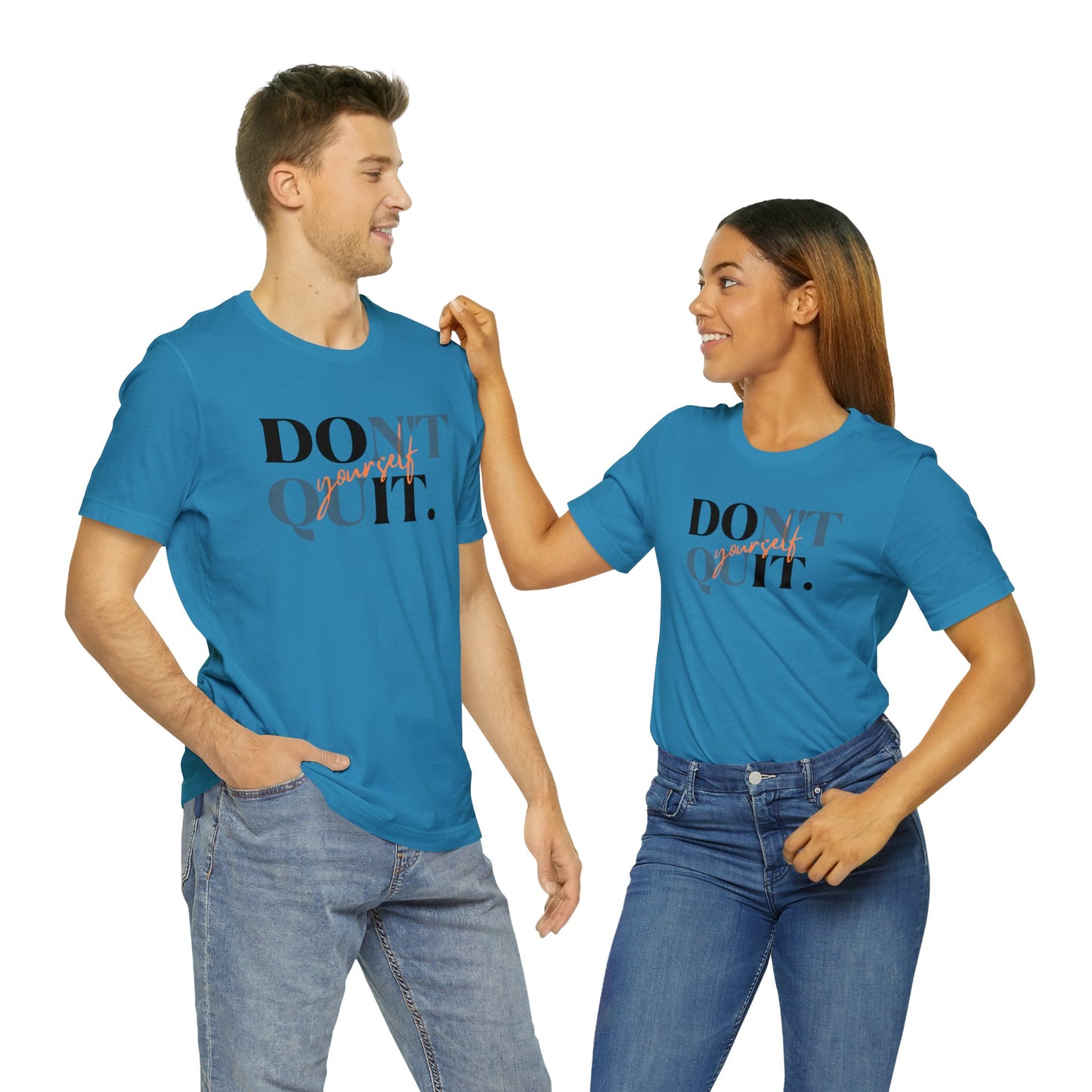 DON'T QUIT Unisex Jersey Short Sleeve Tee