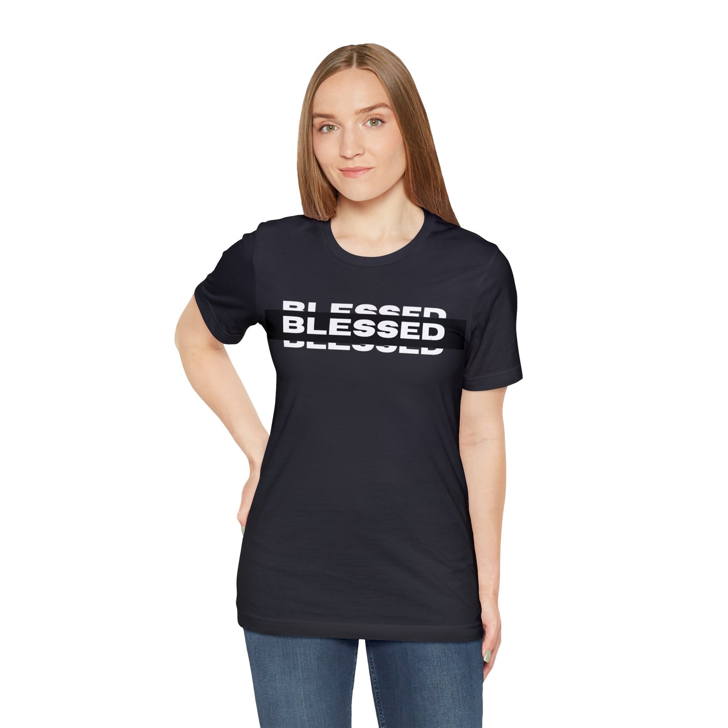 BLESSED Unisex Jersey Short Sleeve Tee