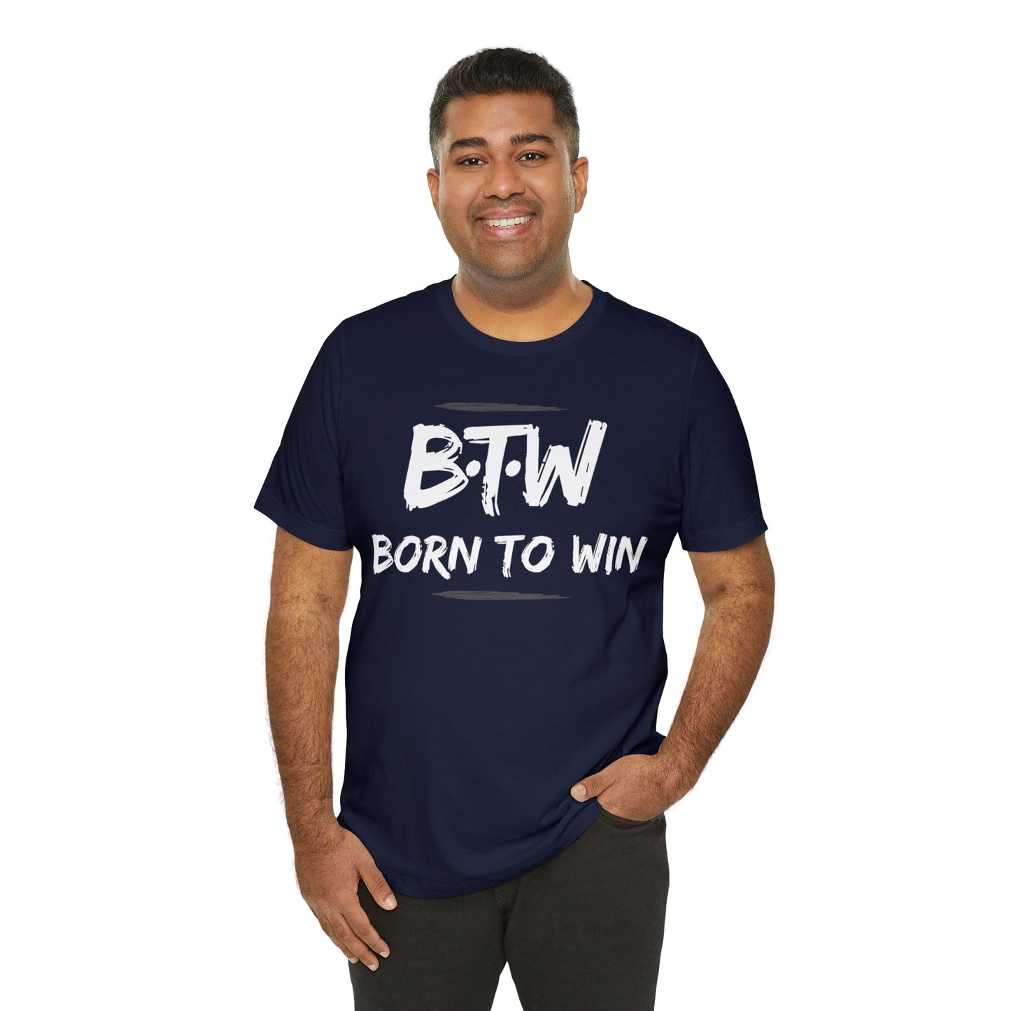 BORN TO WIN Unisex Jersey Short Sleeve Tee