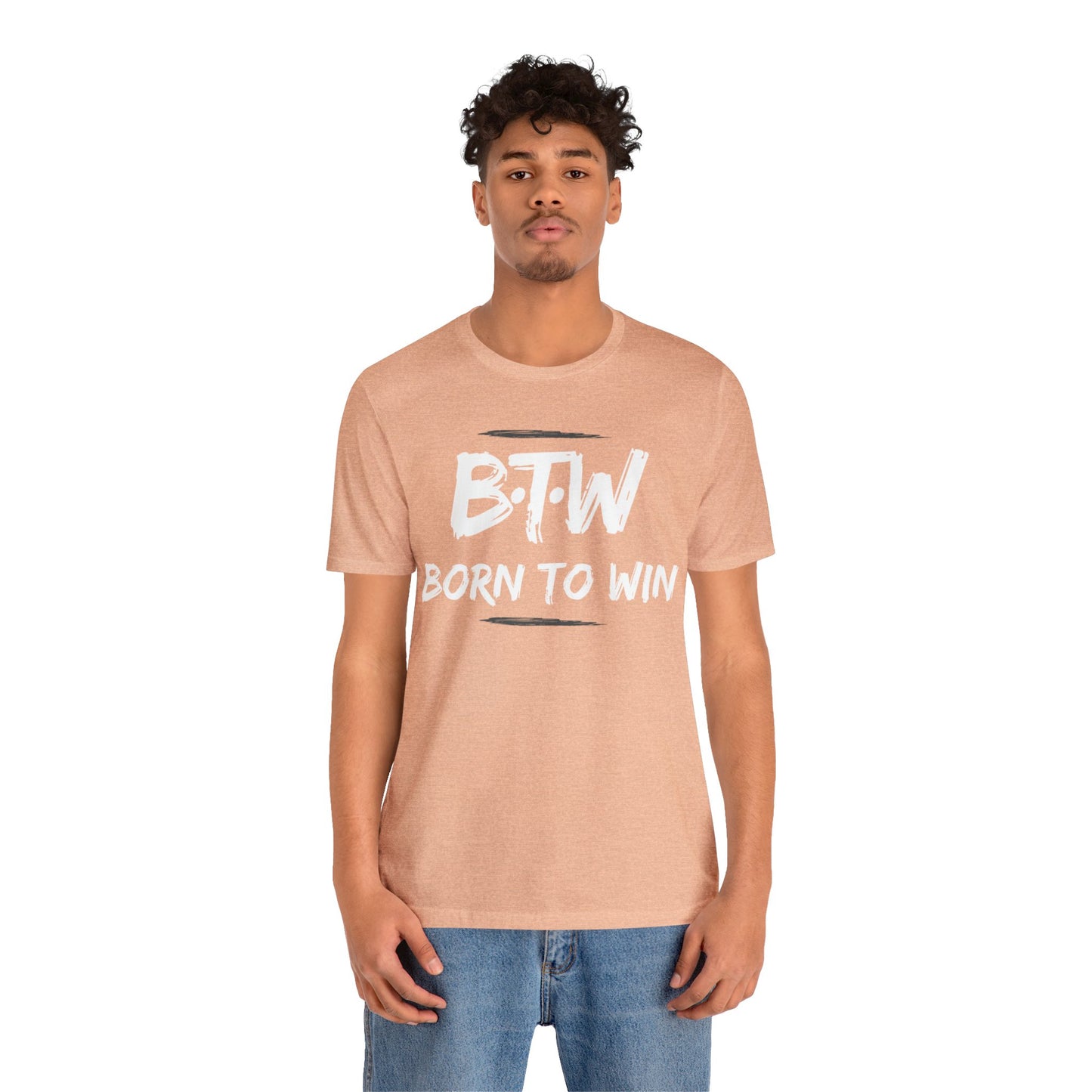 BORN TO WIN Unisex Jersey Short Sleeve Tee