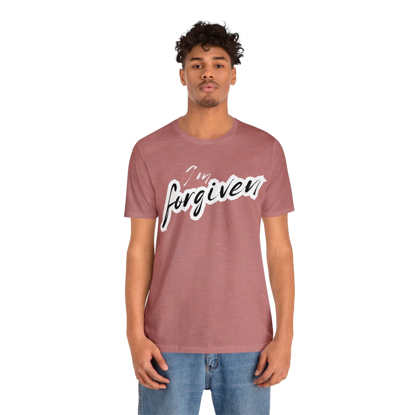 I'M FORGIVEN Unisex Jersey Short Sleeve Tee