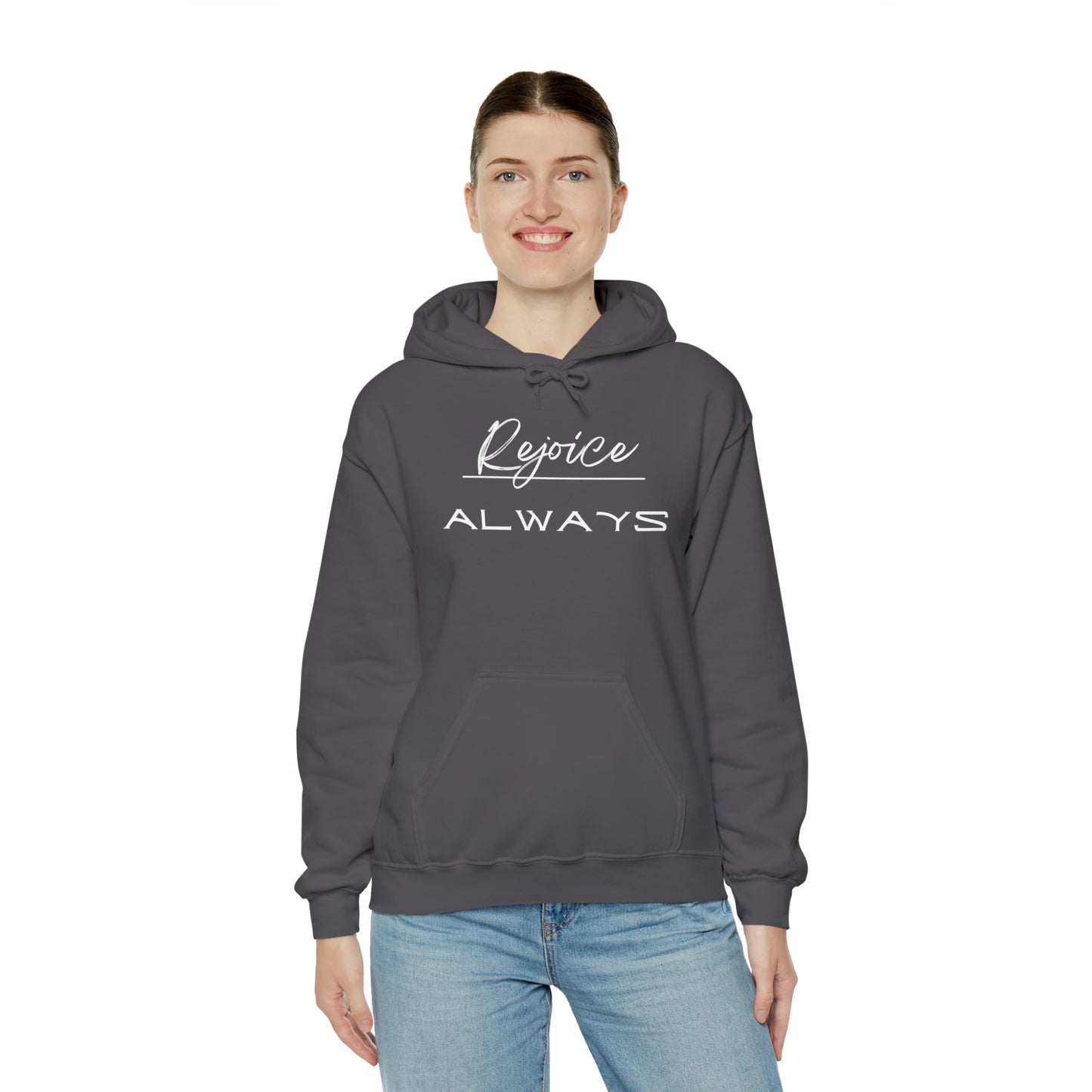 REJOICE ALWAYS Unisex Heavy Blend™ Hooded Sweatshirt