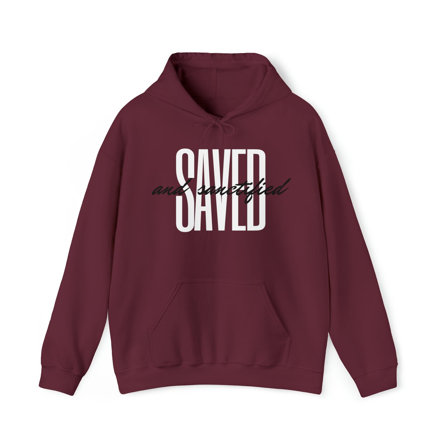 SAVED AND SANCTIFIED Unisex Heavy Blend™ Hooded Sweatshirt