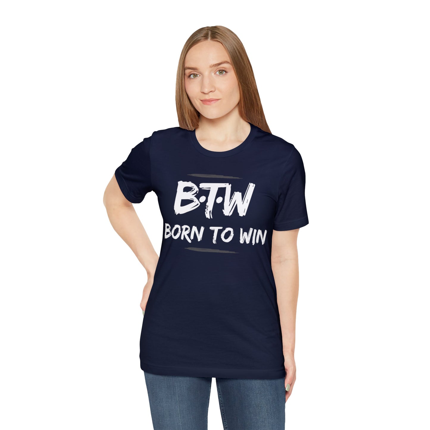 BORN TO WIN Unisex Jersey Short Sleeve Tee