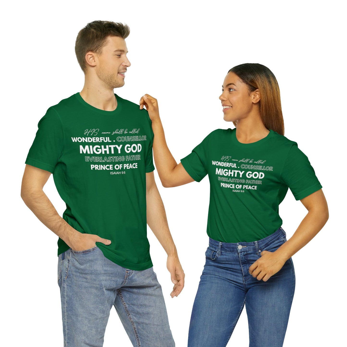 ISAIAH 9:6 Unisex Jersey Short Sleeve Tee
