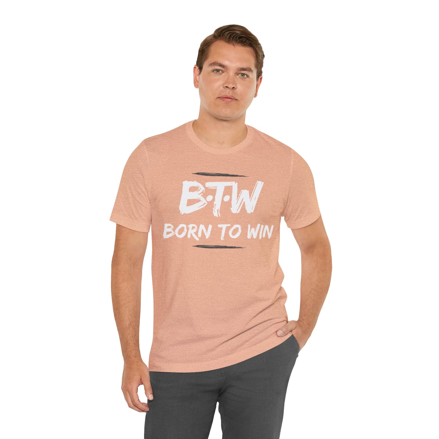 BORN TO WIN Unisex Jersey Short Sleeve Tee