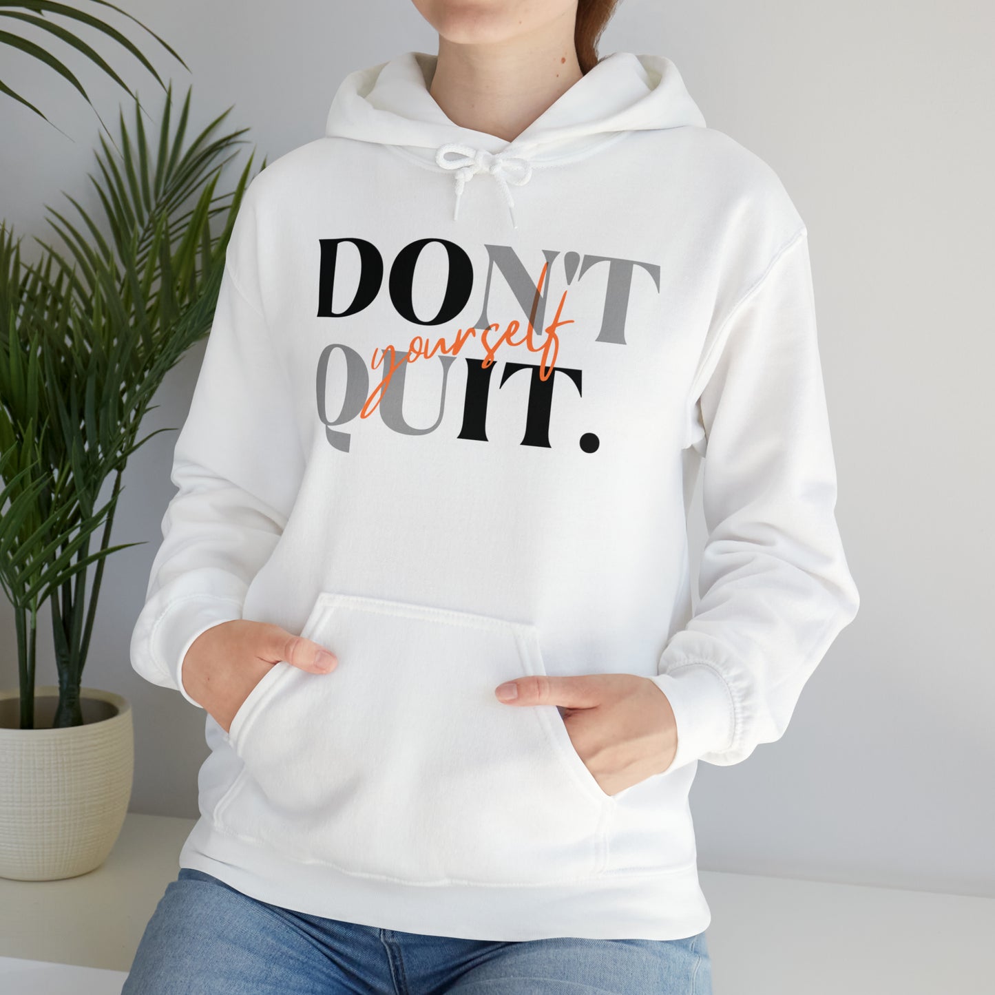 DON'T QUIT Unisex Heavy Blend™ Hooded Sweatshirt