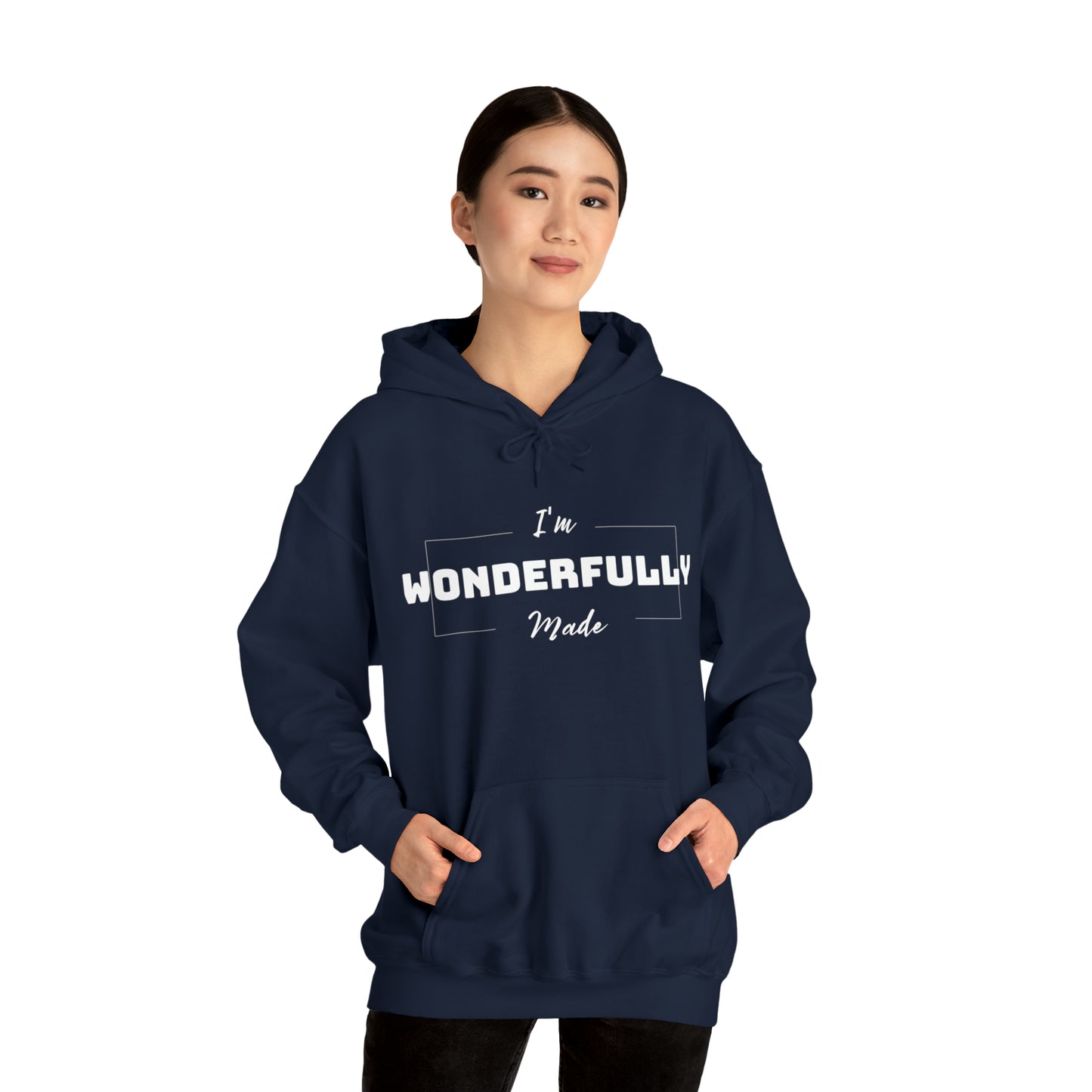 I'M WONDERFULLY MADE Unisex Heavy Blend™ Hooded Sweatshirt