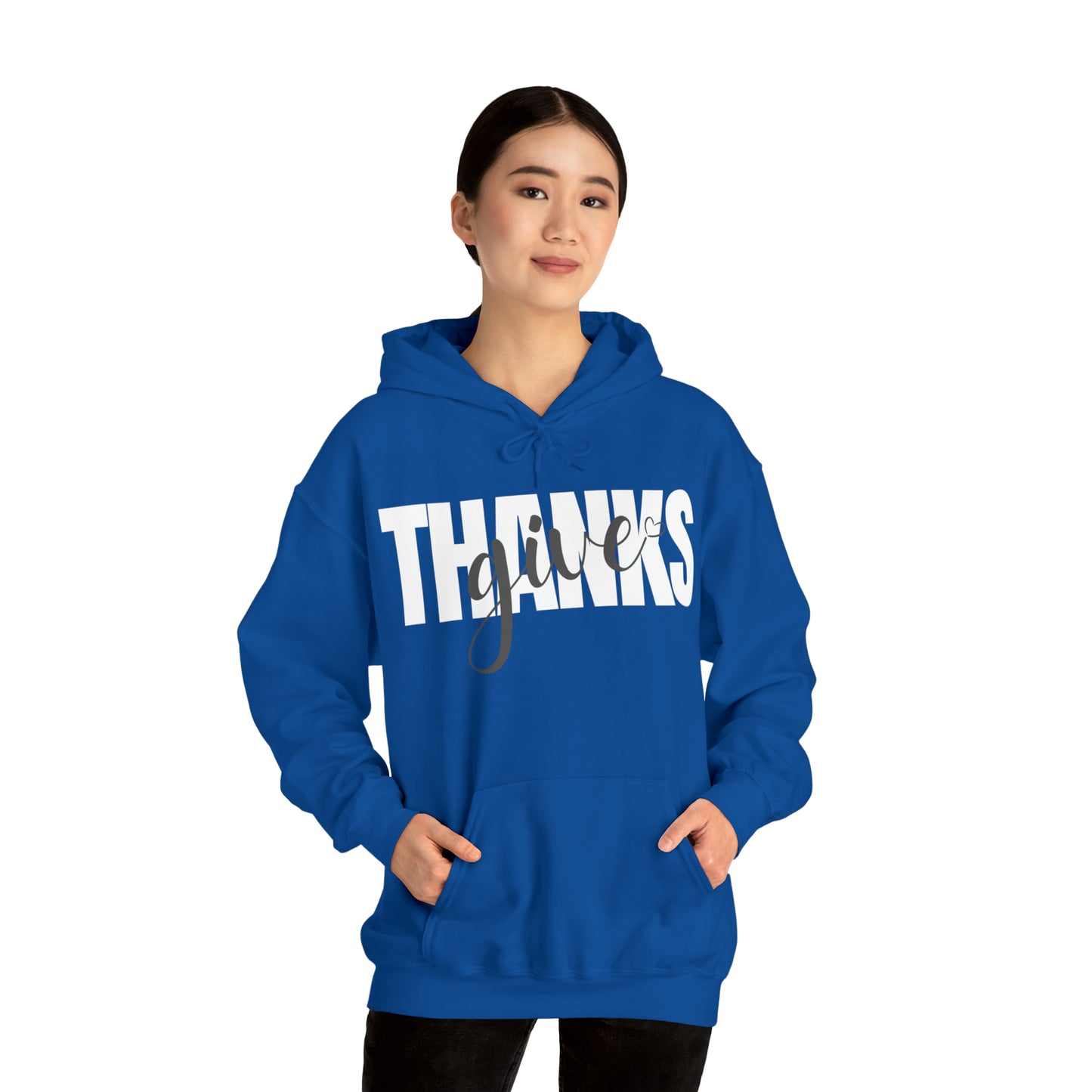 GIVE THANKS Unisex Heavy Blend™ Hooded Sweatshirt