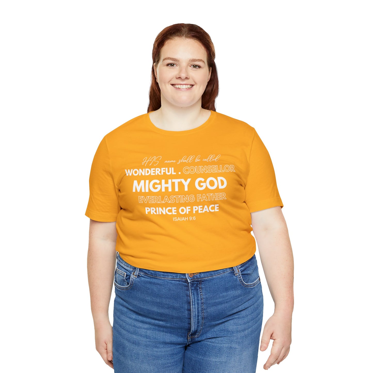 ISAIAH 9:6 Unisex Jersey Short Sleeve Tee