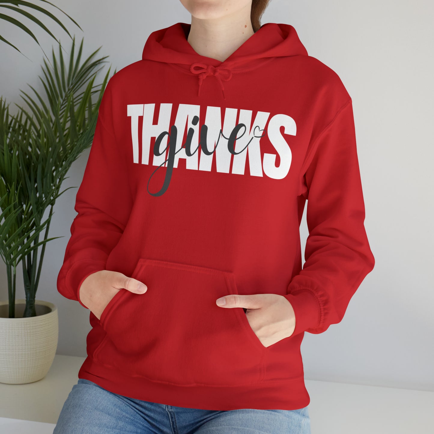 GIVE THANKS Unisex Heavy Blend™ Hooded Sweatshirt