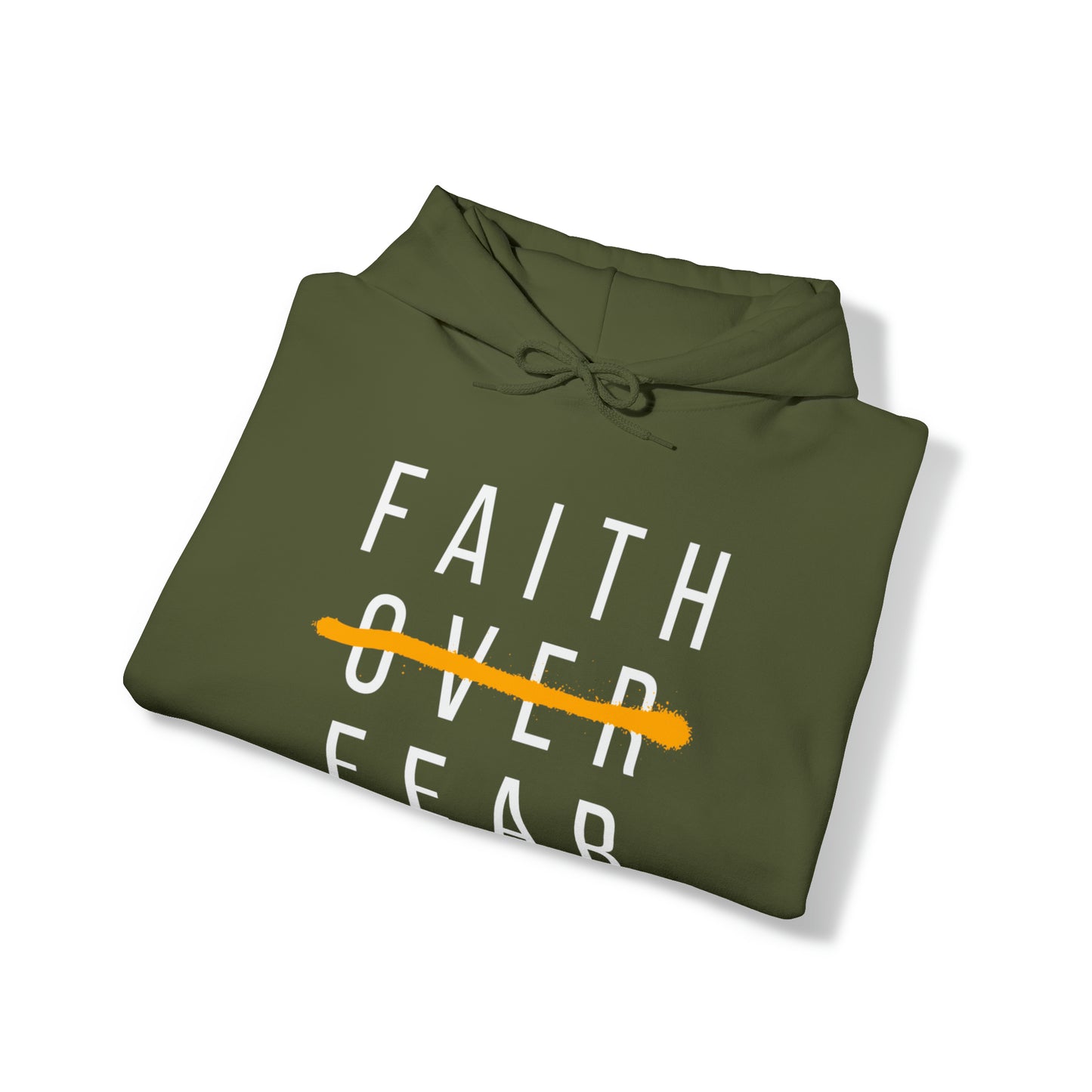 FAITH OVER FEAR Unisex Heavy Blend™ Hooded Sweatshirt