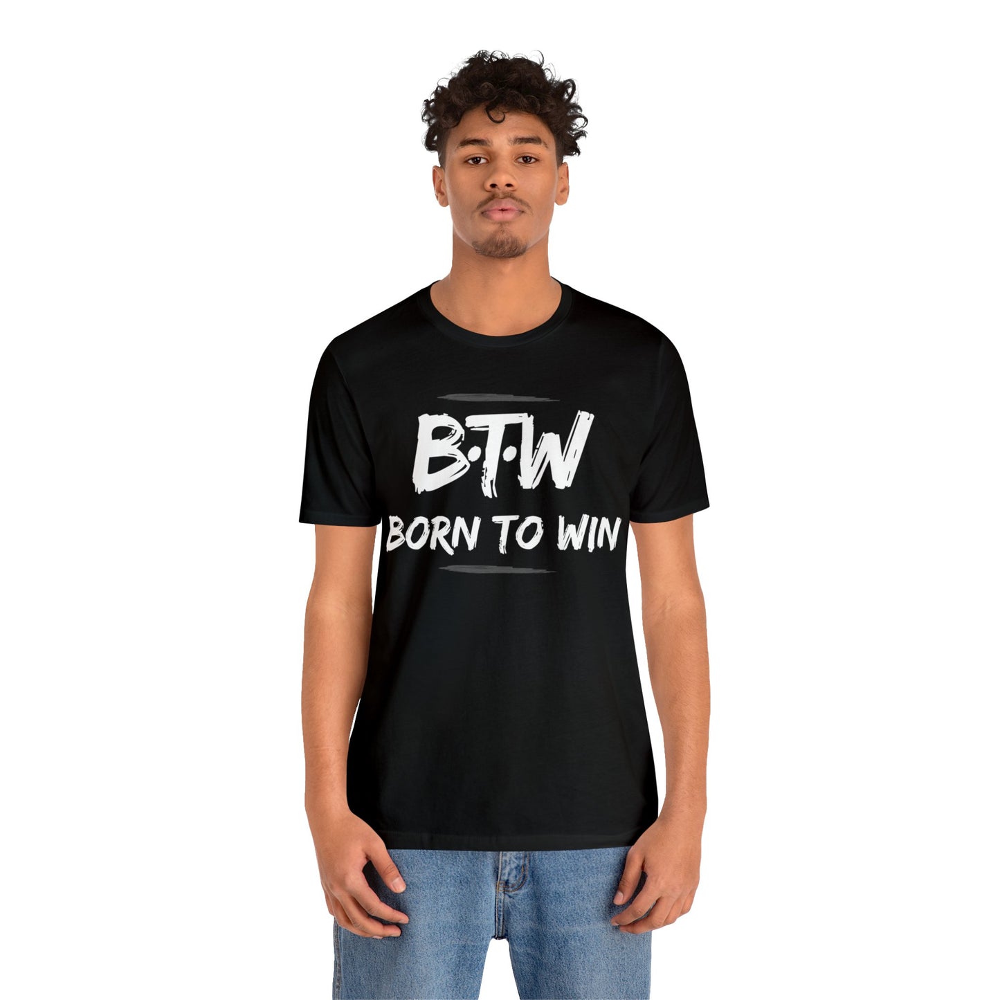 BORN TO WIN Unisex Jersey Short Sleeve Tee