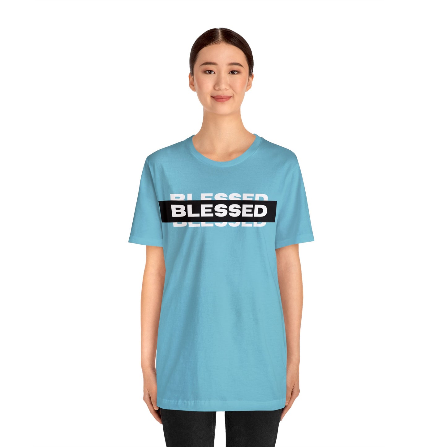 BLESSED Unisex Jersey Short Sleeve Tee