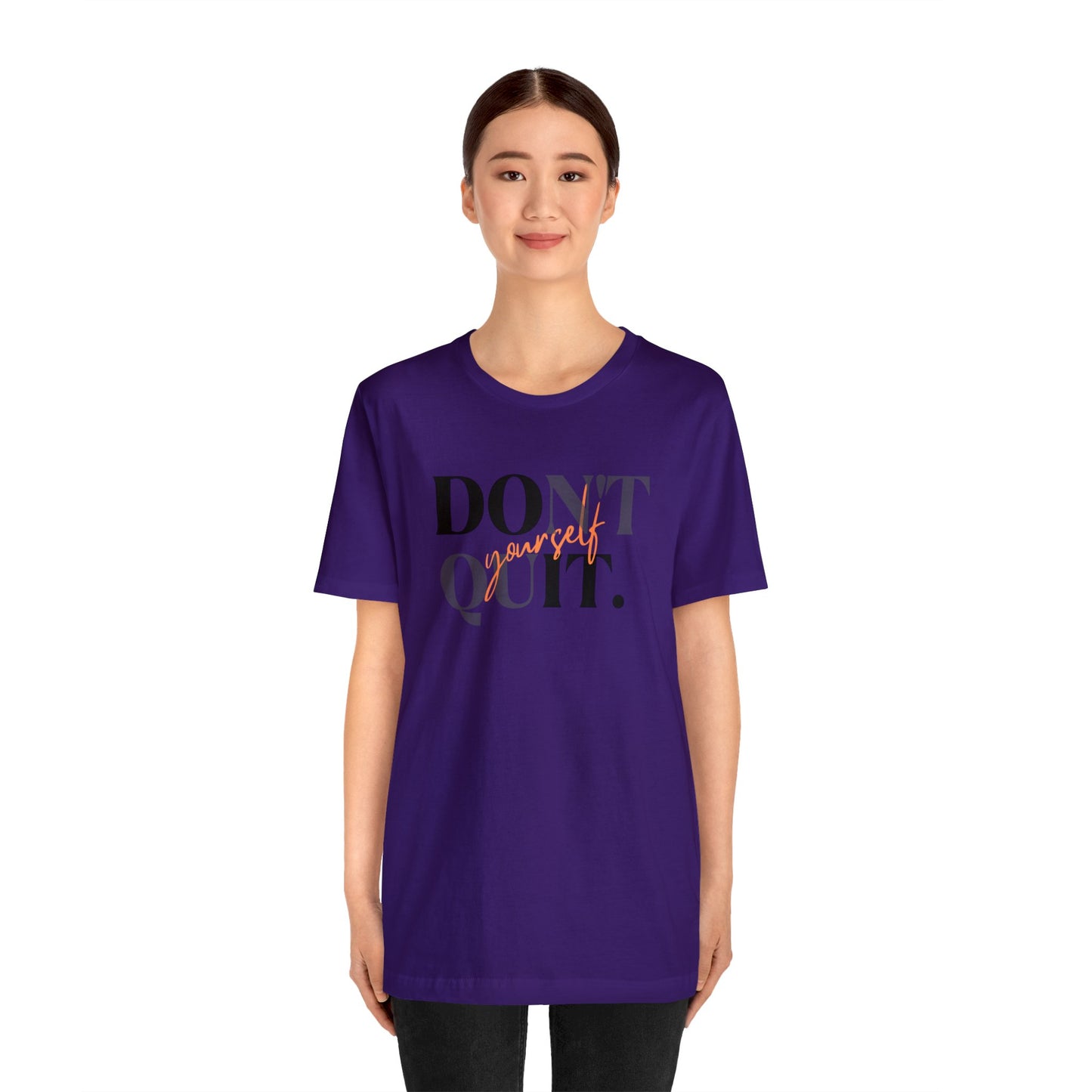 DON'T QUIT Unisex Jersey Short Sleeve Tee