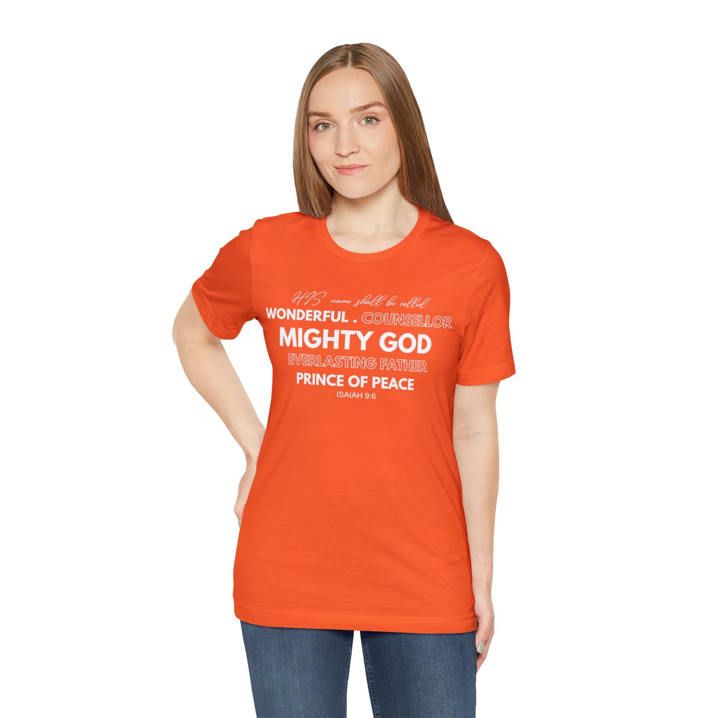ISAIAH 9:6 Unisex Jersey Short Sleeve Tee