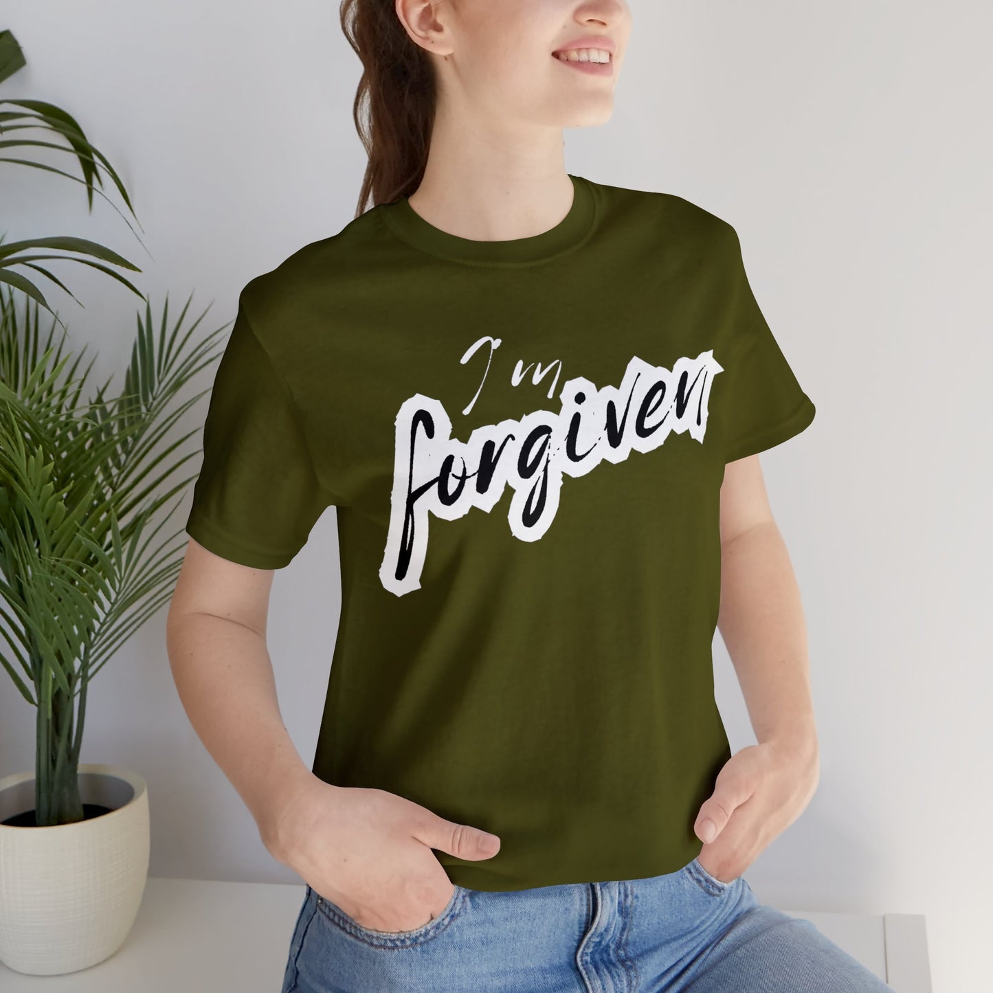 I'M FORGIVEN Unisex Jersey Short Sleeve Tee