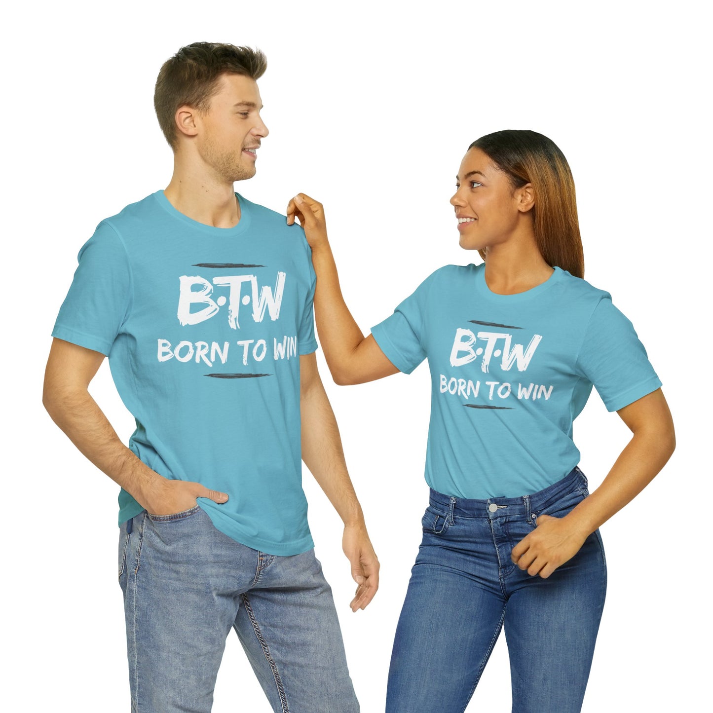 BORN TO WIN Unisex Jersey Short Sleeve Tee