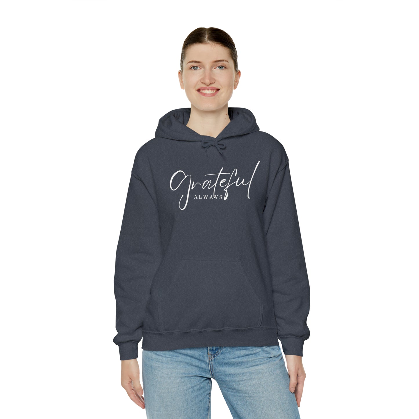GRATEFUL ALWAYS Unisex Heavy Blend™ Hooded Sweatshirt