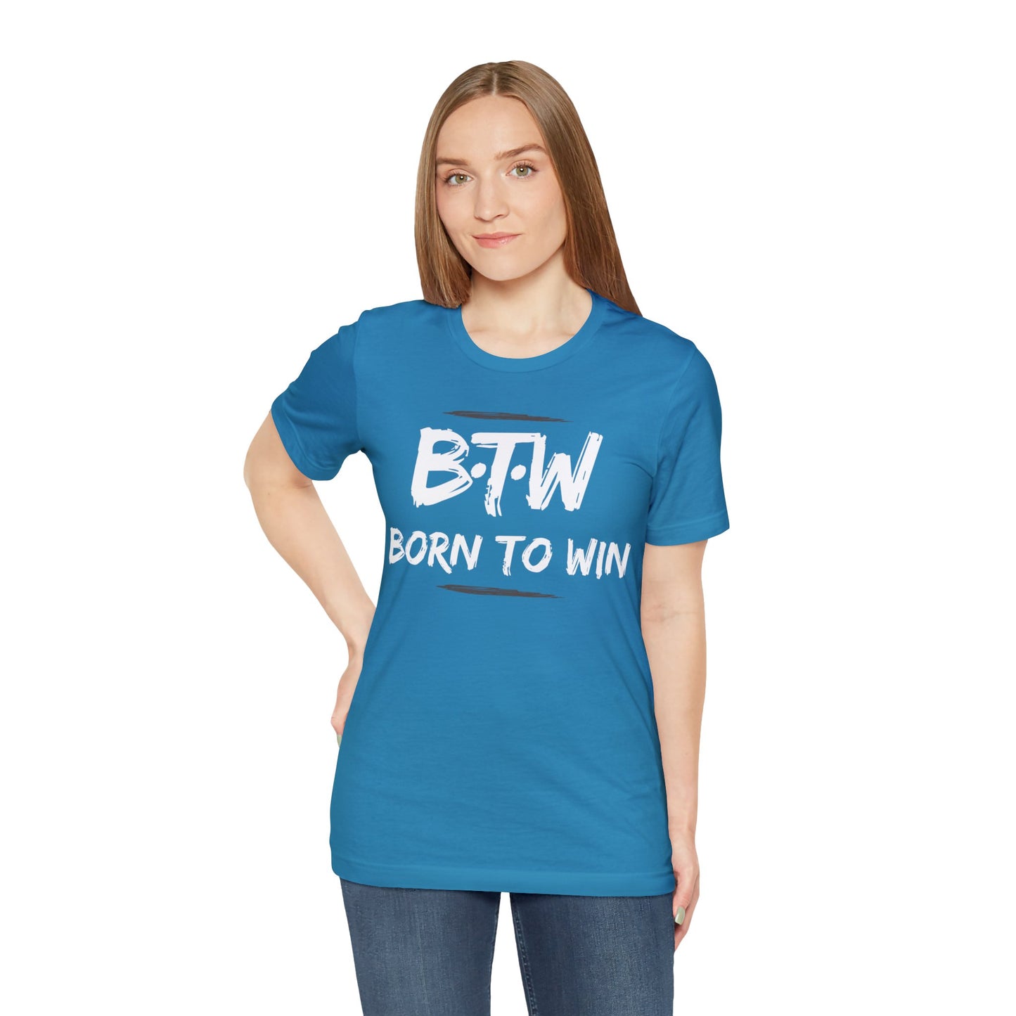 BORN TO WIN Unisex Jersey Short Sleeve Tee