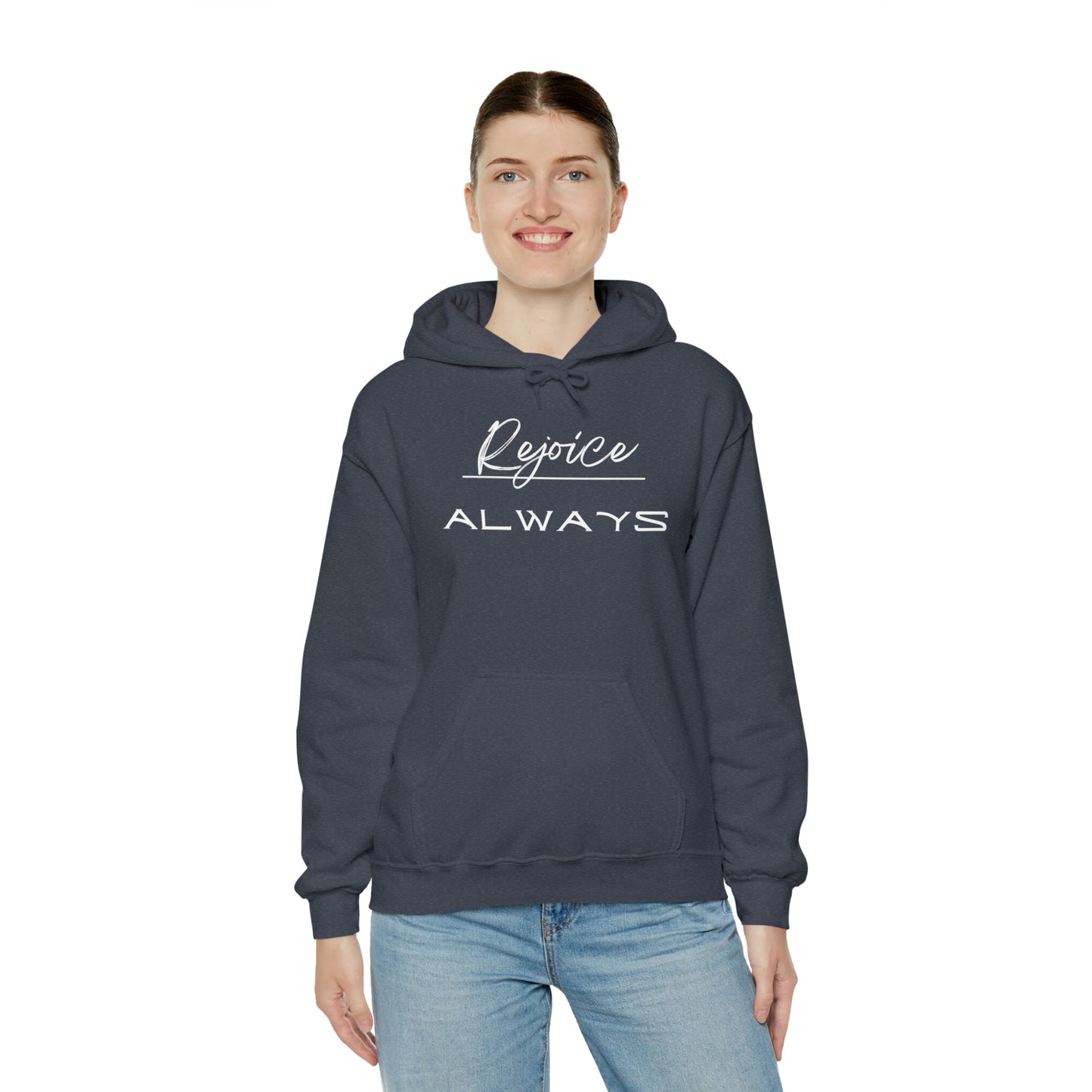 REJOICE ALWAYS Unisex Heavy Blend™ Hooded Sweatshirt