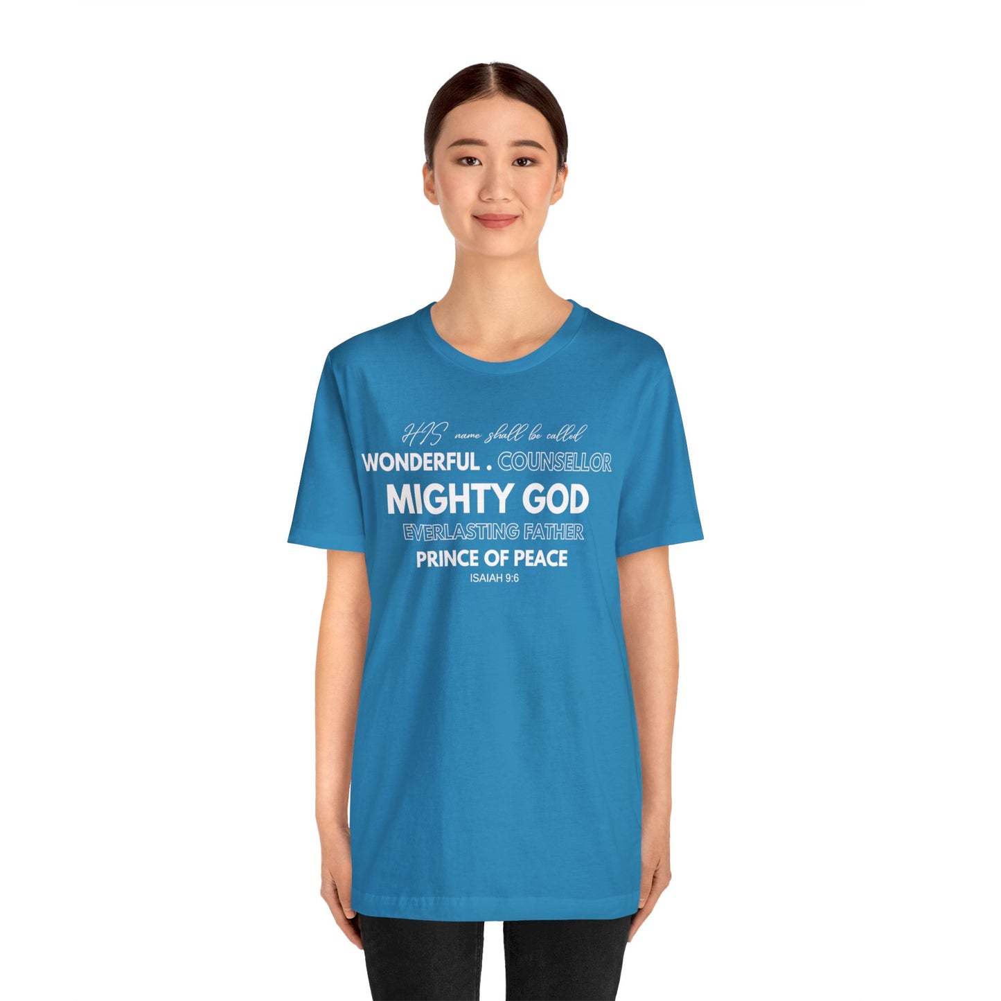 ISAIAH 9:6 Unisex Jersey Short Sleeve Tee
