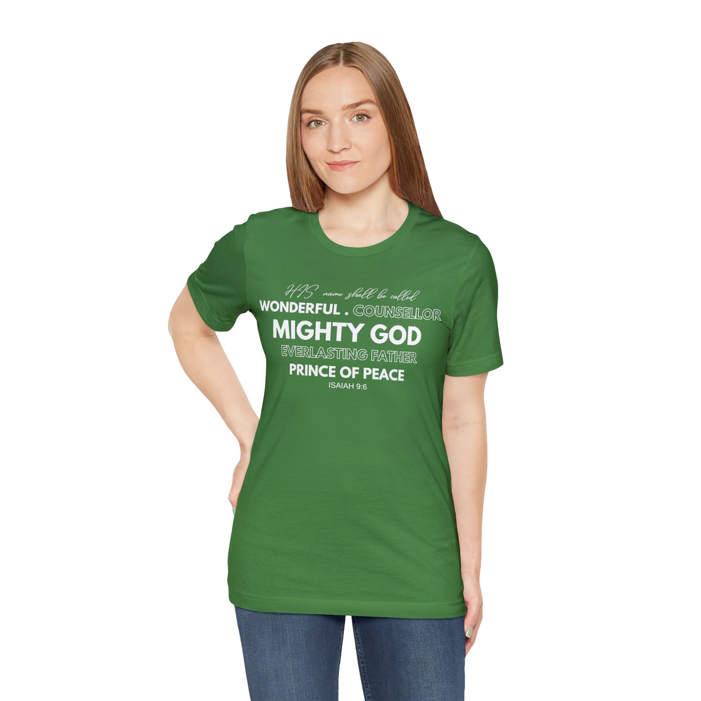 ISAIAH 9:6 Unisex Jersey Short Sleeve Tee