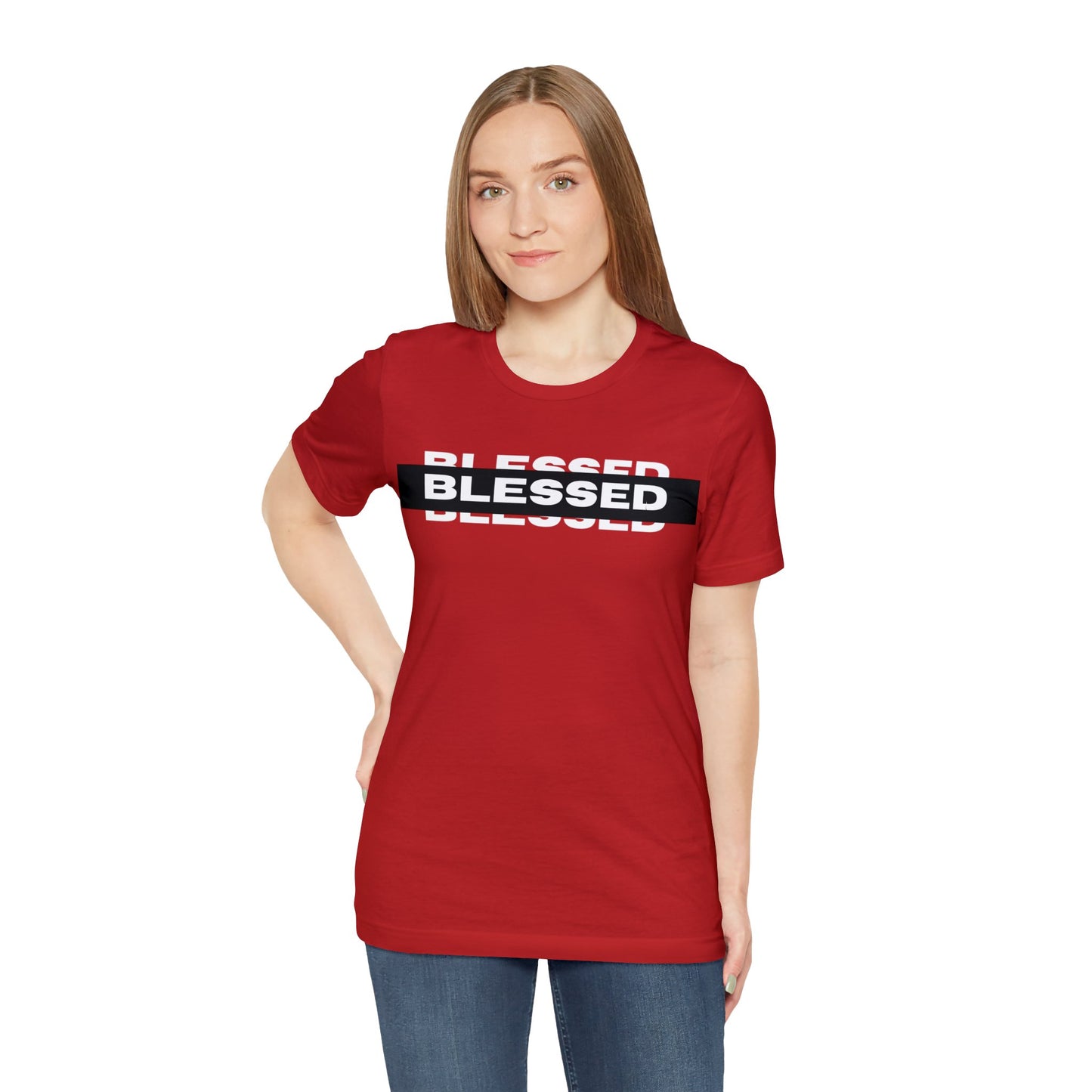 BLESSED Unisex Jersey Short Sleeve Tee